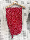 USED Supreme Bandana Track Pant - Red Size Medium