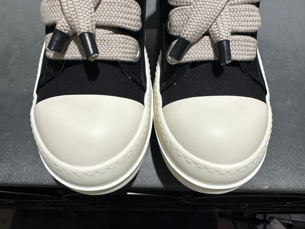 Rick Owens DRKSHDW Jumbo Lace Low Sneaker - Black Size 46EU / 13US