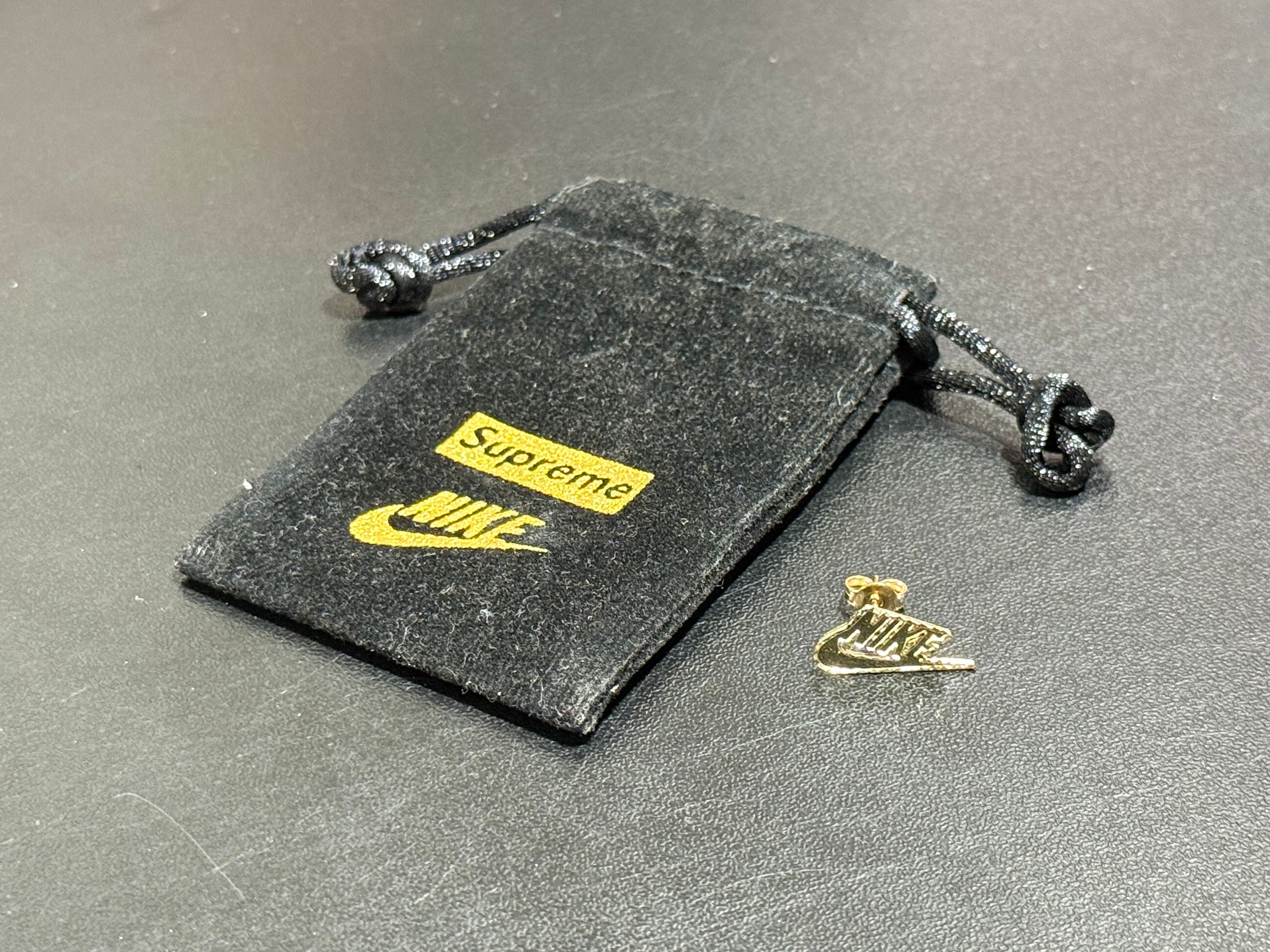 NEW Supreme x Nike 14k Earring - Gold