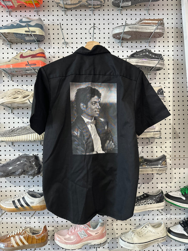 NEW Supreme Michael Jackson SS Work Shirt - Black Size Medium