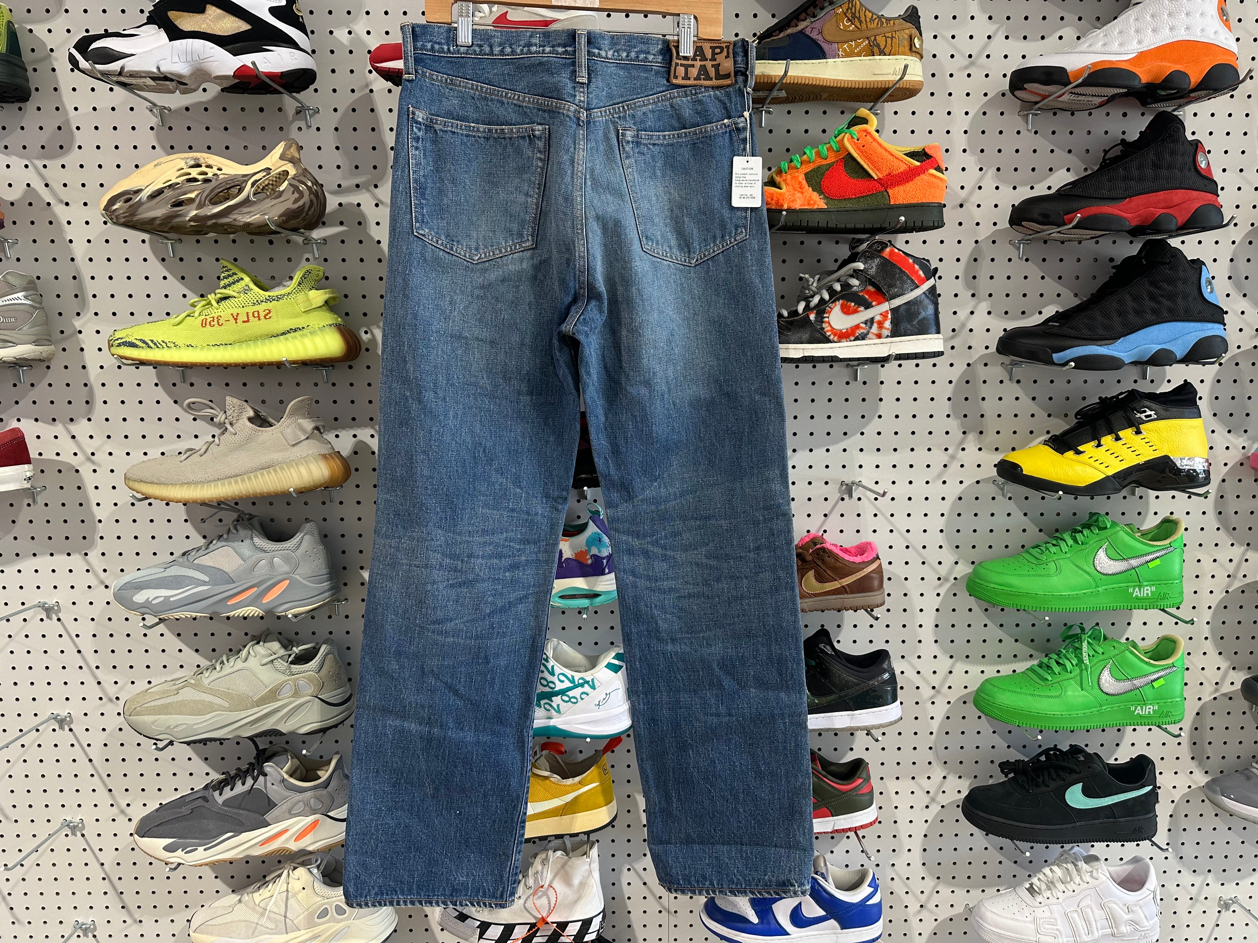 NEW Kapital Light Wash Denim Jeans - Indigo Size 32