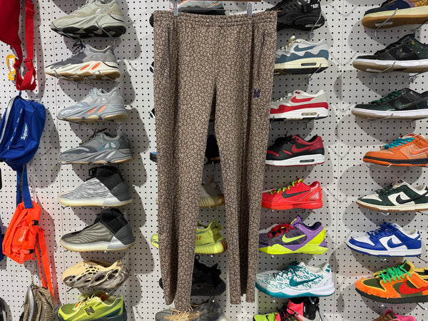 USED Needles Floral Print Track Pants - Brown/Purple Size XL