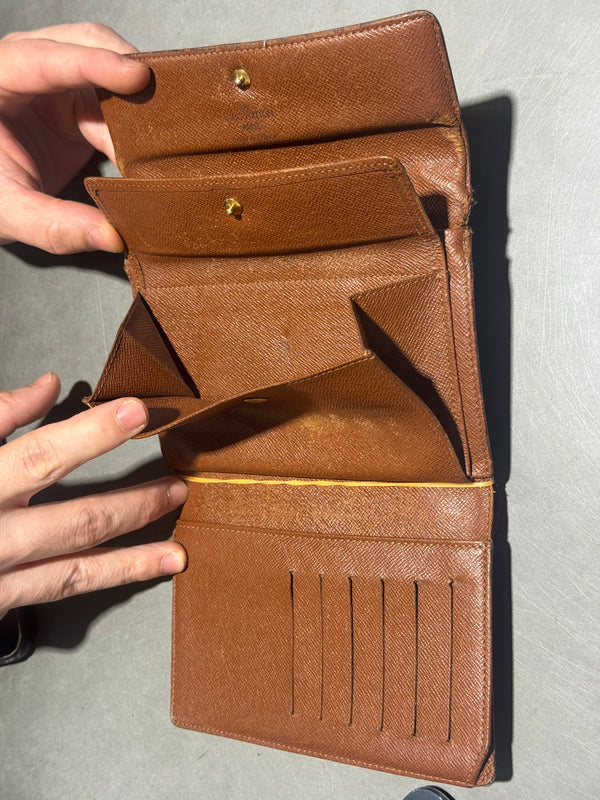 VTG 90s Louis Vuitton Monogram Porte-Tresor Wallet - Brown
