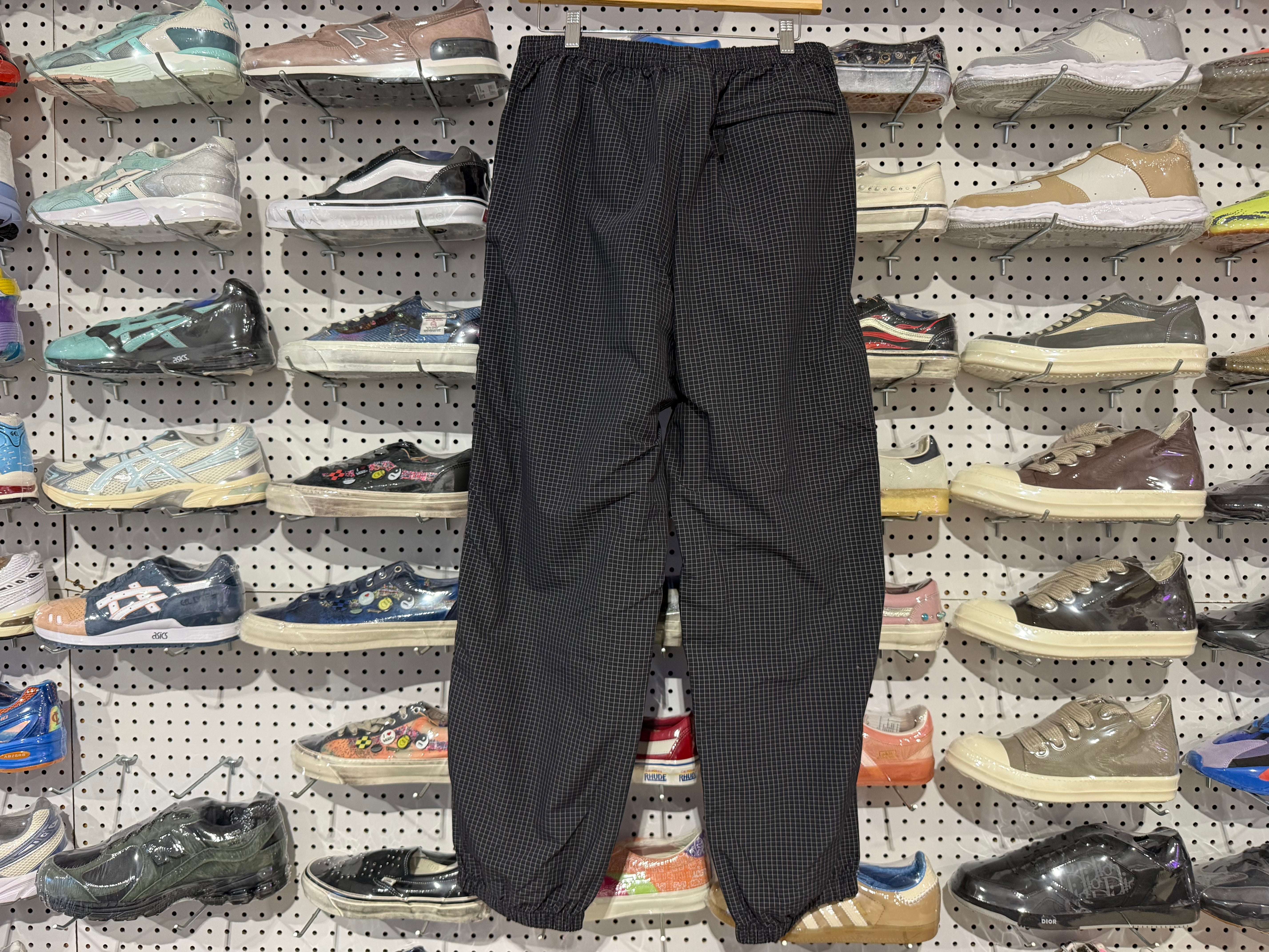 NEW Supreme Ripstop Warm Up Pants - Black Size Medium
