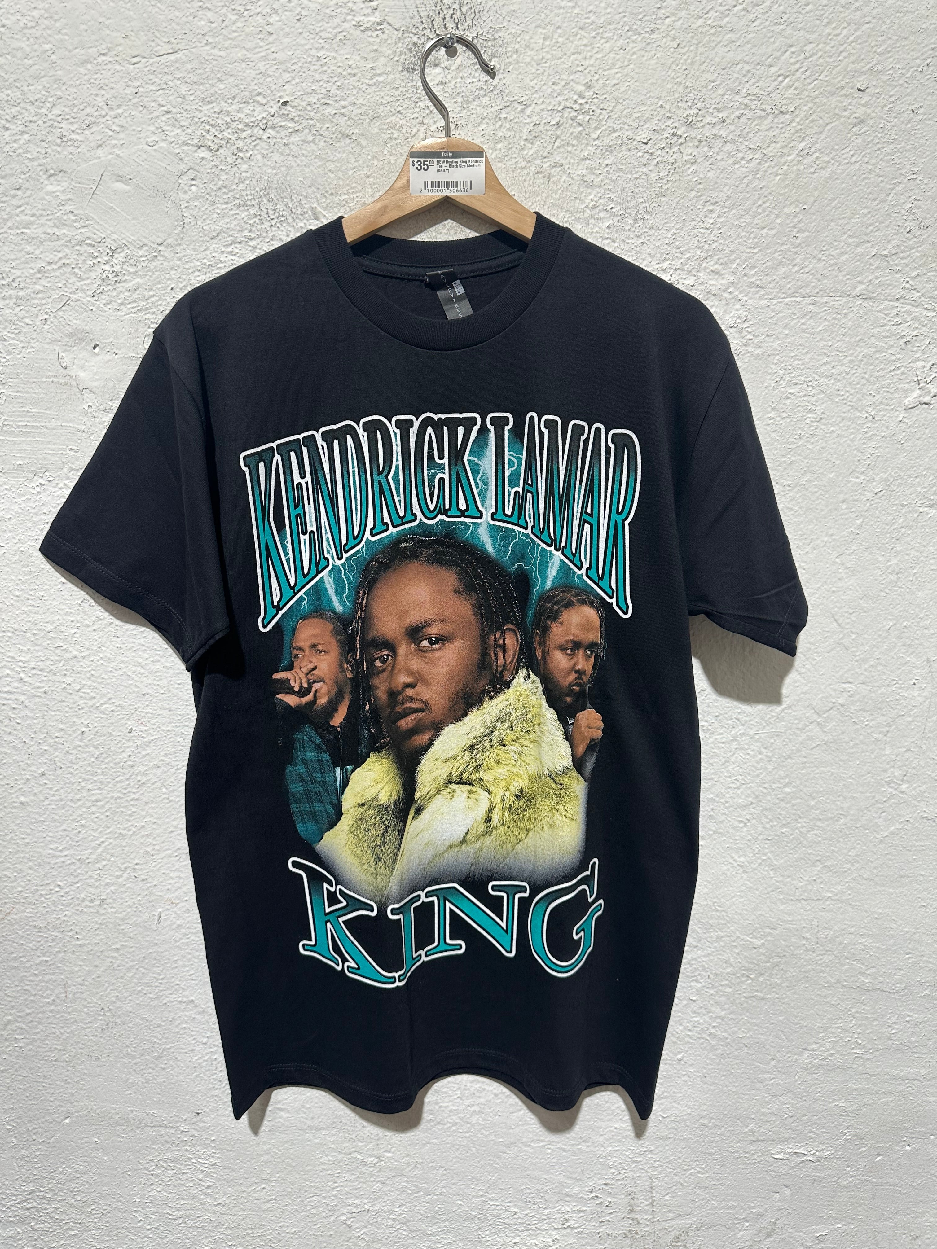 NEW Bootleg King Kendrick Tee - Black