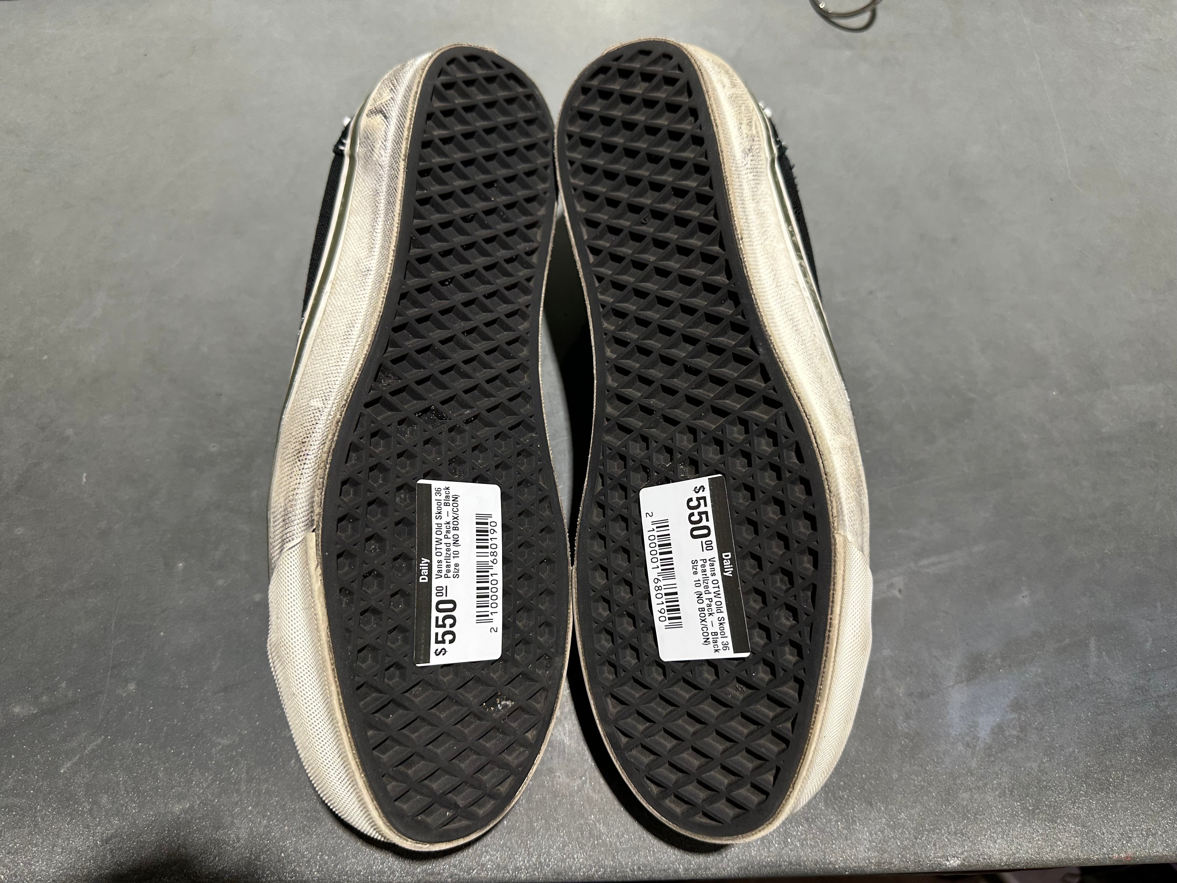 Vans OTW Old Skool 36 Pearlized Pack - Black Size 10