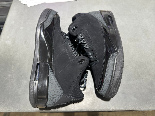 Air Jordan 3 Retro - Black Cat Size 8