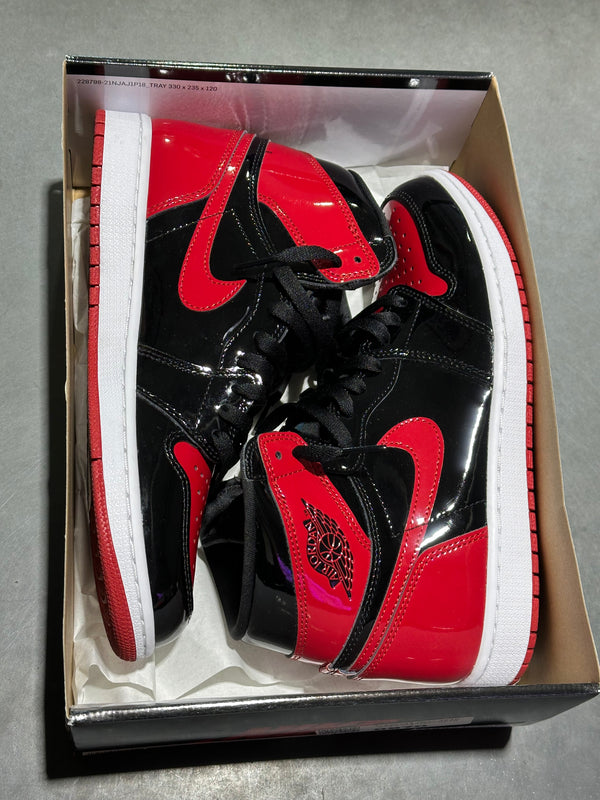 Air Jordan 1 Retro High OG - Patent Bred Size 10.5