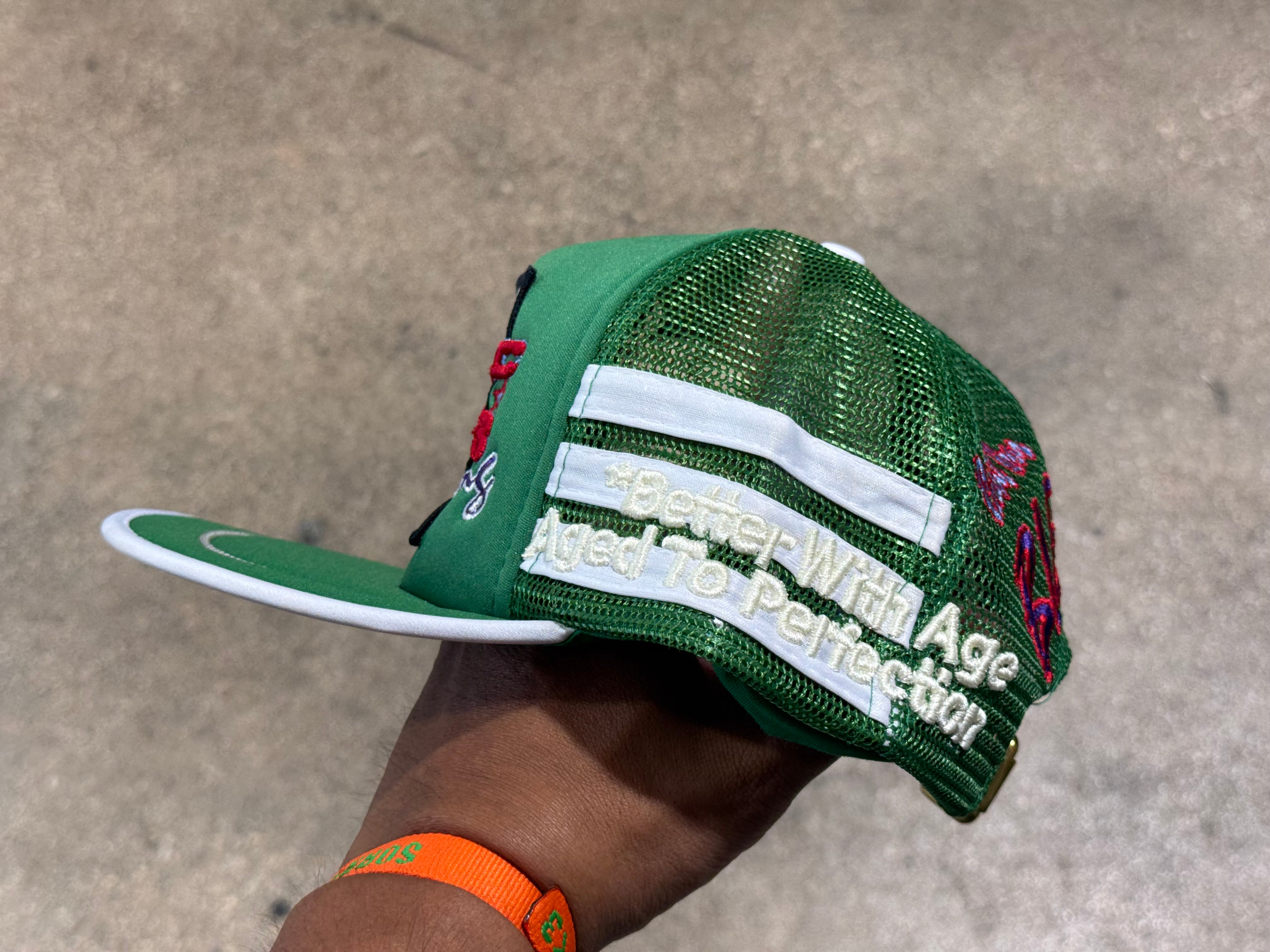 NEW Better With Age Fuck Trucker Hat - Green