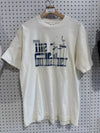 USED Bape x The Godfather Plaid Tee - White Size Large