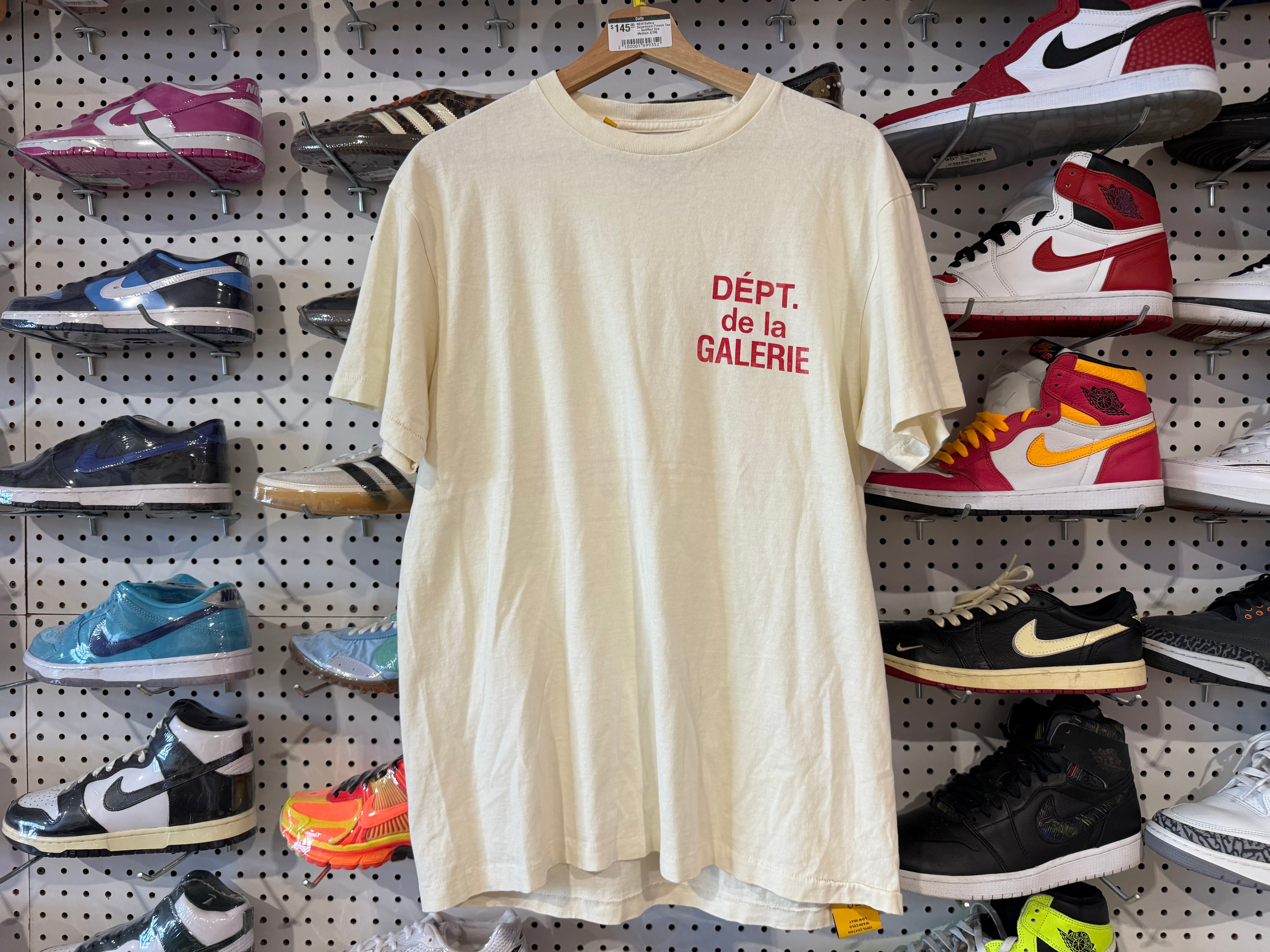 NEW Gallery Department French Tee - Sail/Red Size Medium