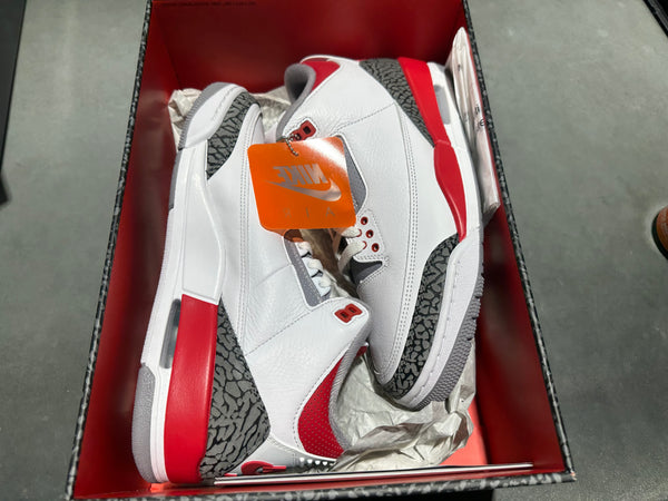Air Jordan 3 Retro - Fire Red 2022 Size 8