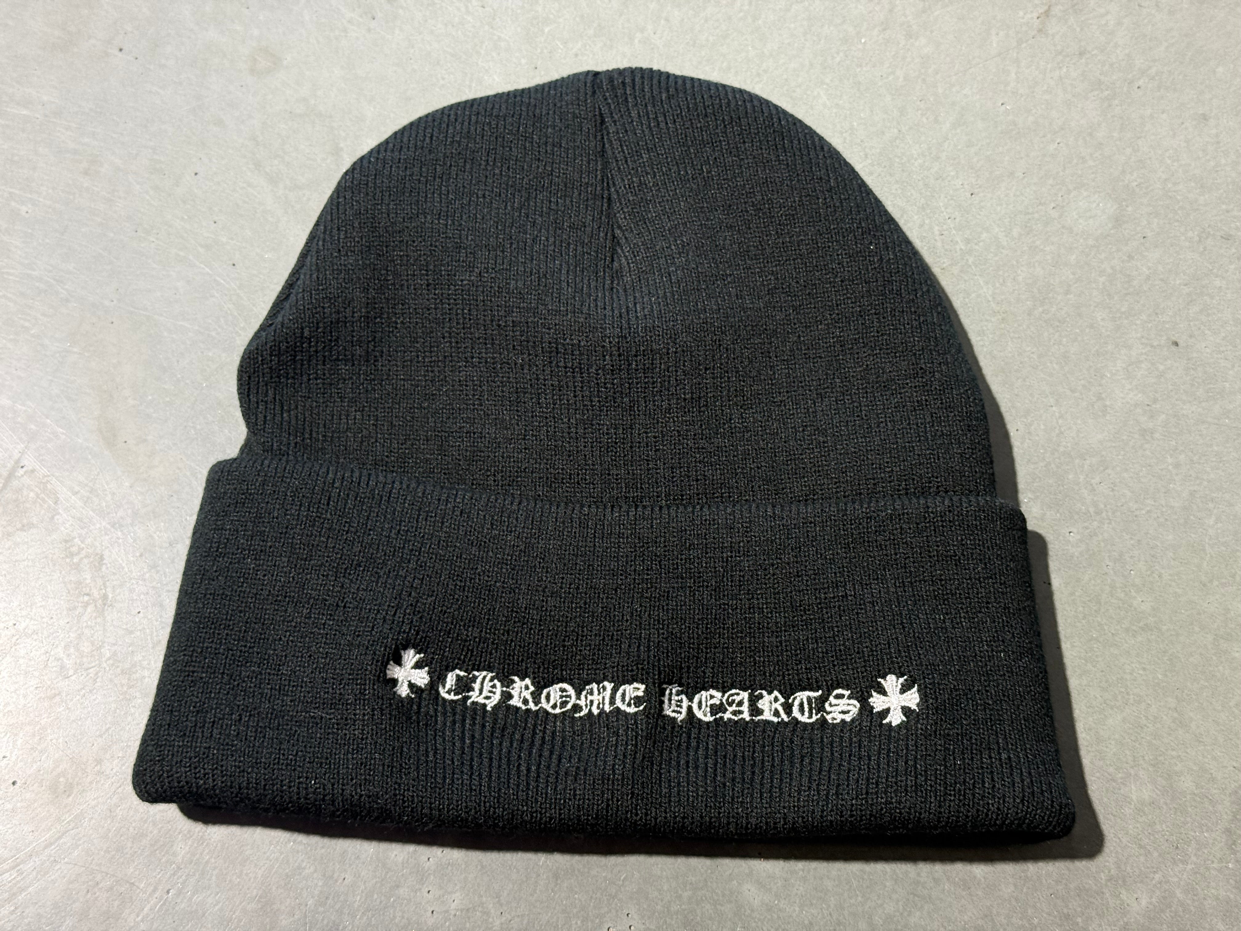 NEW Chrome Hearts Watch Cap Beanie - Black