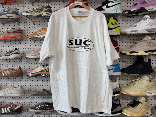 USED Supreme x DJ Screw SUC Tee - White Size XXL