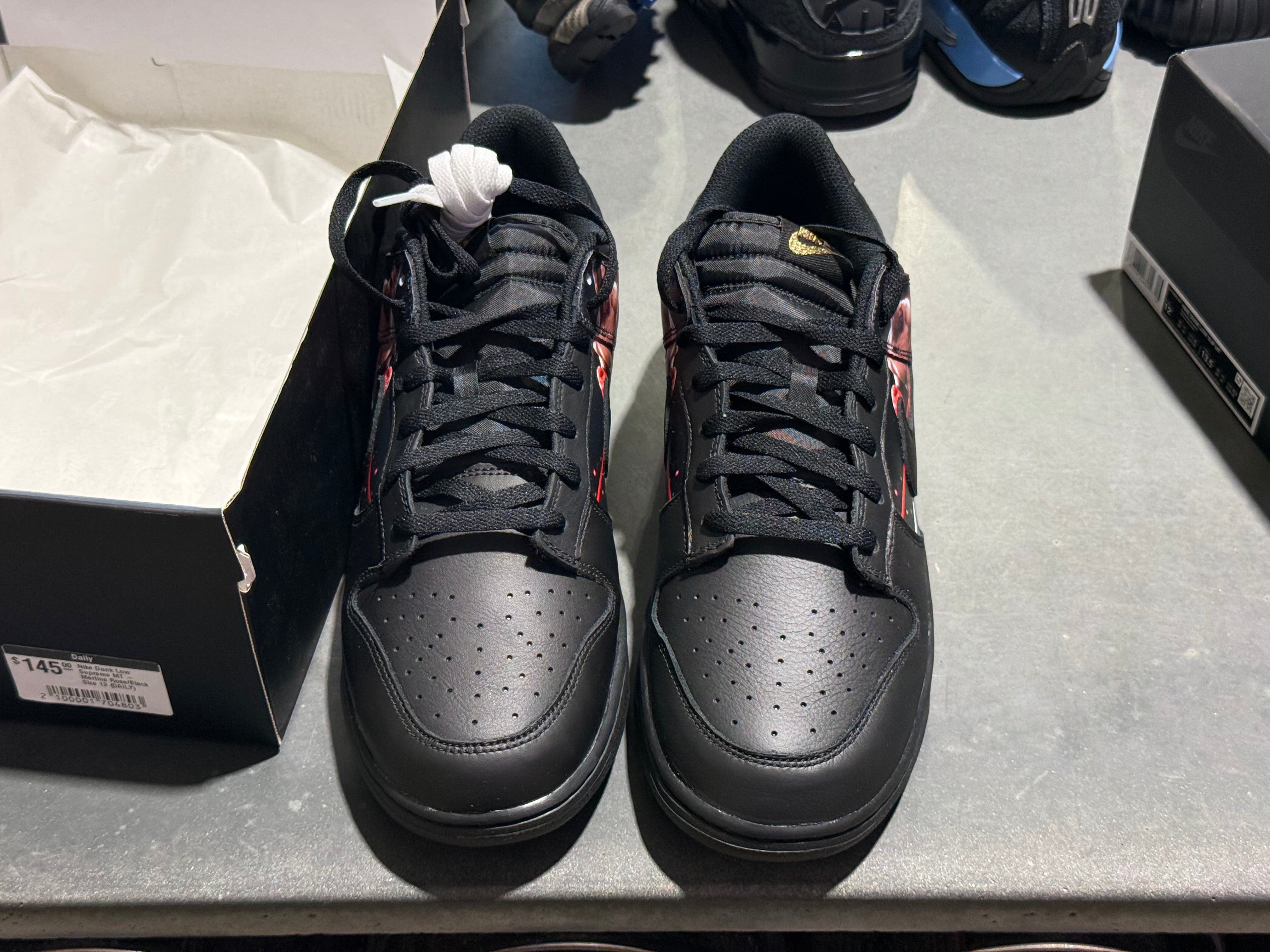 Nike Dunk Low Supreme MT - Martine Rose/Black Size 13