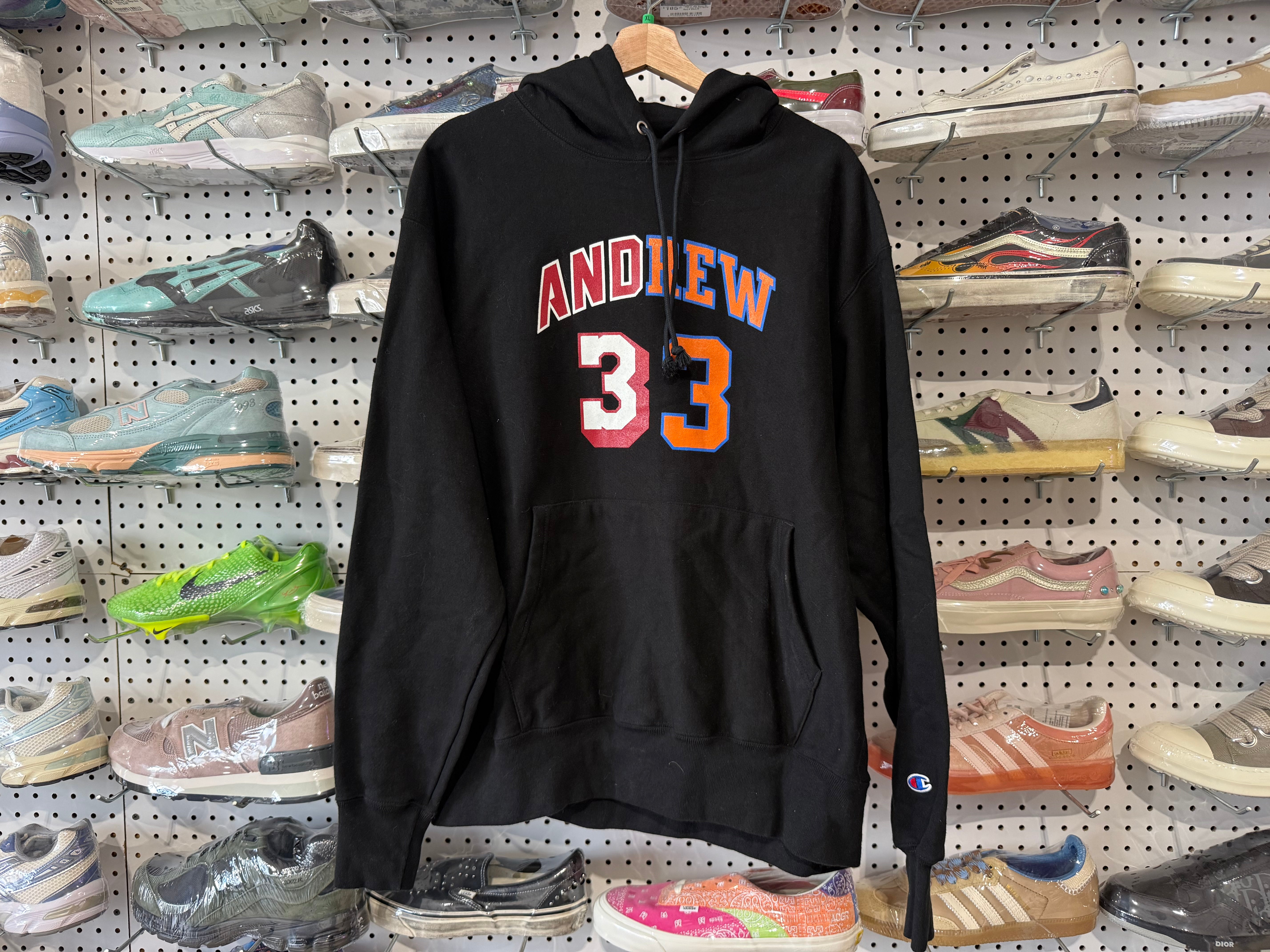 USED AWAKE x Andrew Hoodie - Black Size XL