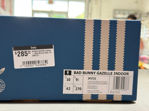 adidas Gazelle Indoor - Bad Bunny Size 10