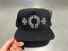 NEW Chrome Hearts Horseshoe Denim Baseball Hat - Black
