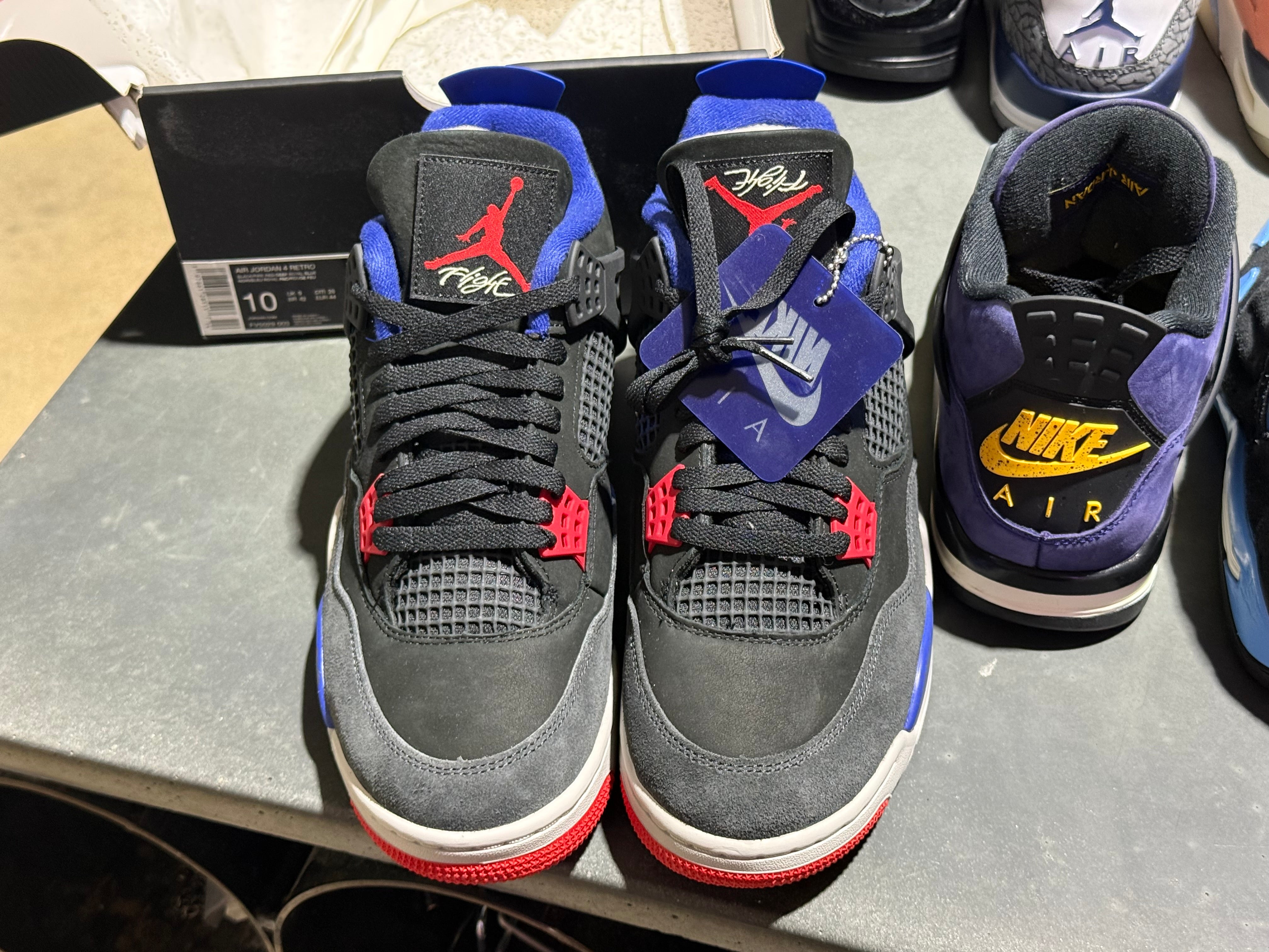 Air Jordan 4 Retro - Rare Air/Gold Lettering Size 10