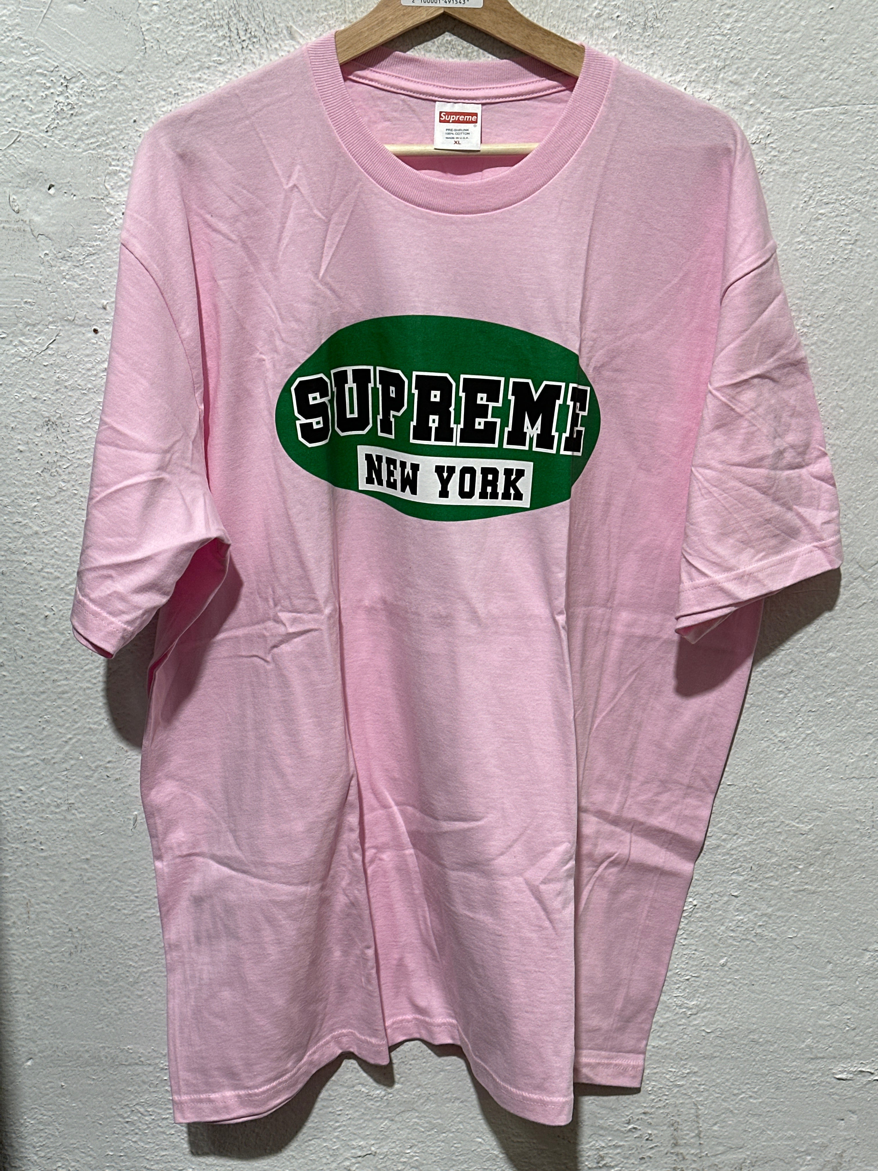 NEW Supreme New York Tee - Light Pink