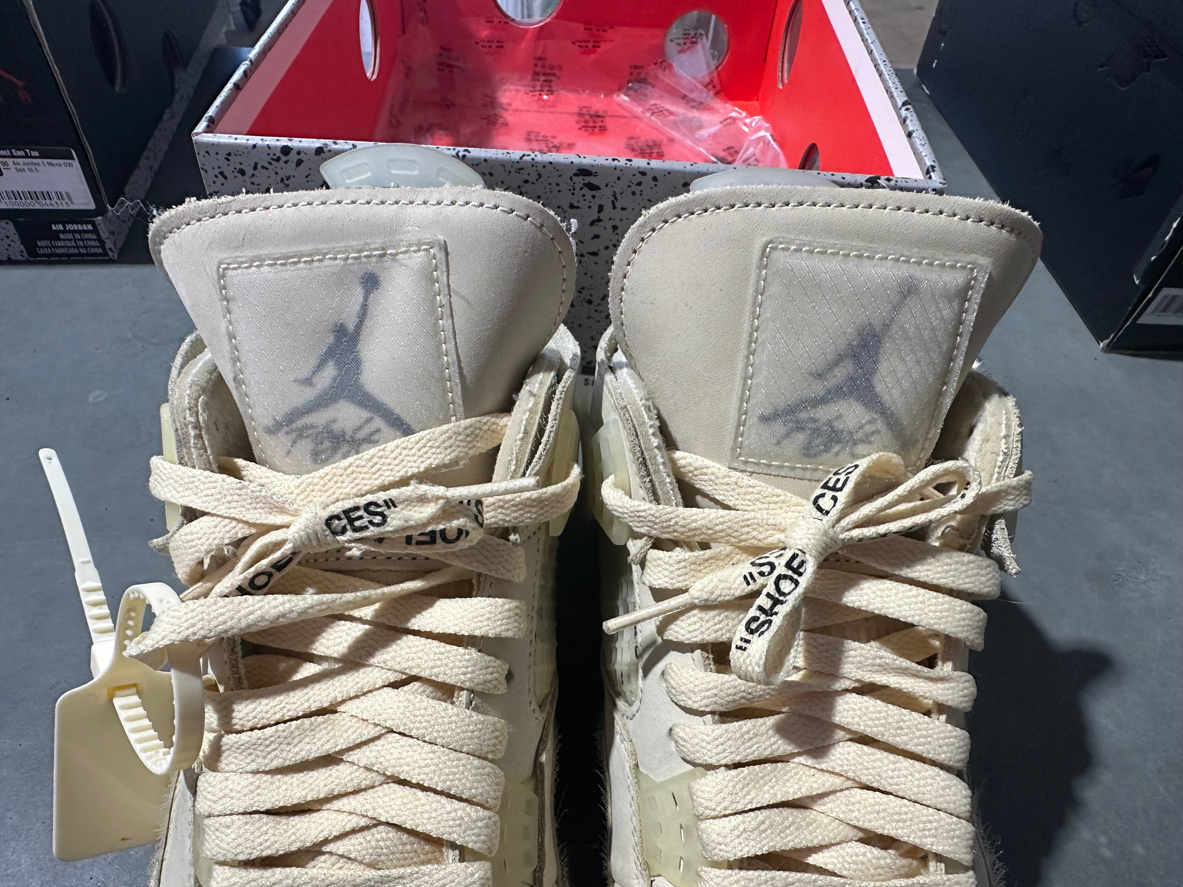 WMNS Air Jordan 4 Retro SP - Off White/Sail Size 12W/10.5M