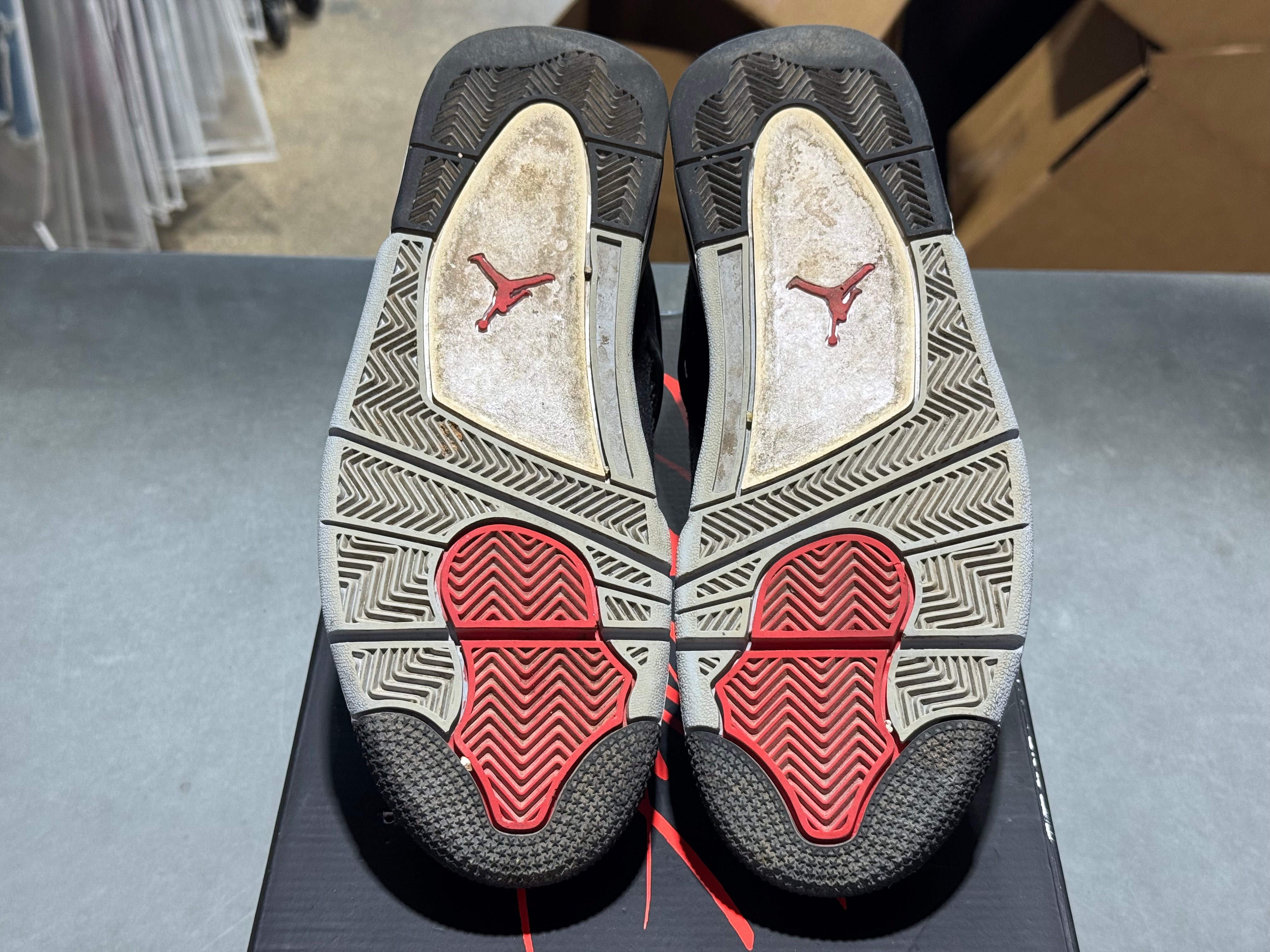 Air Jordan 4 Retro SE - Black Canvas Size 9