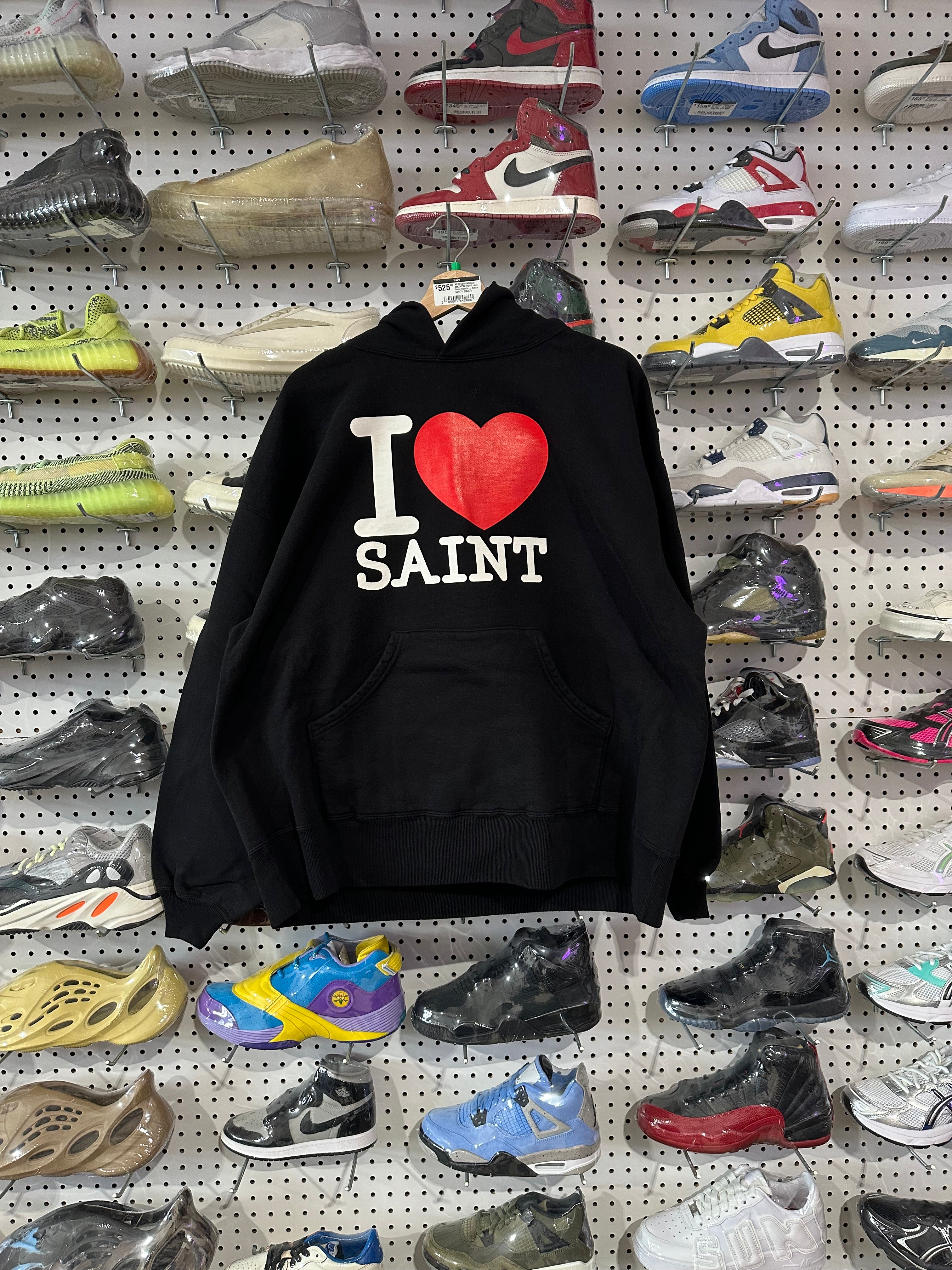 Saint Michael MXXXXXX Mx6 I Love Saint Hoodie - Black Size Large