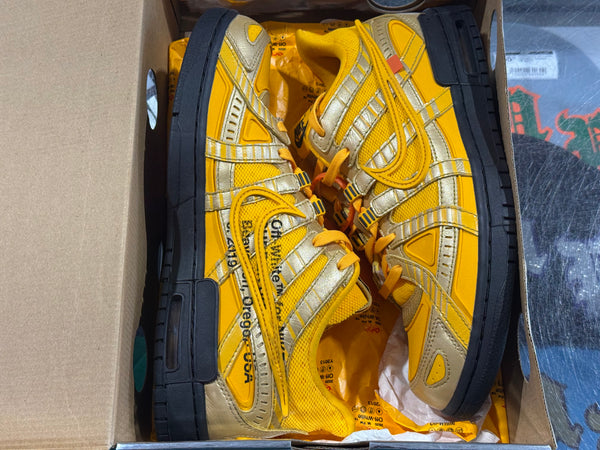 Nike Air Rubber Dunk - Off-White/University Gold Size 8.5