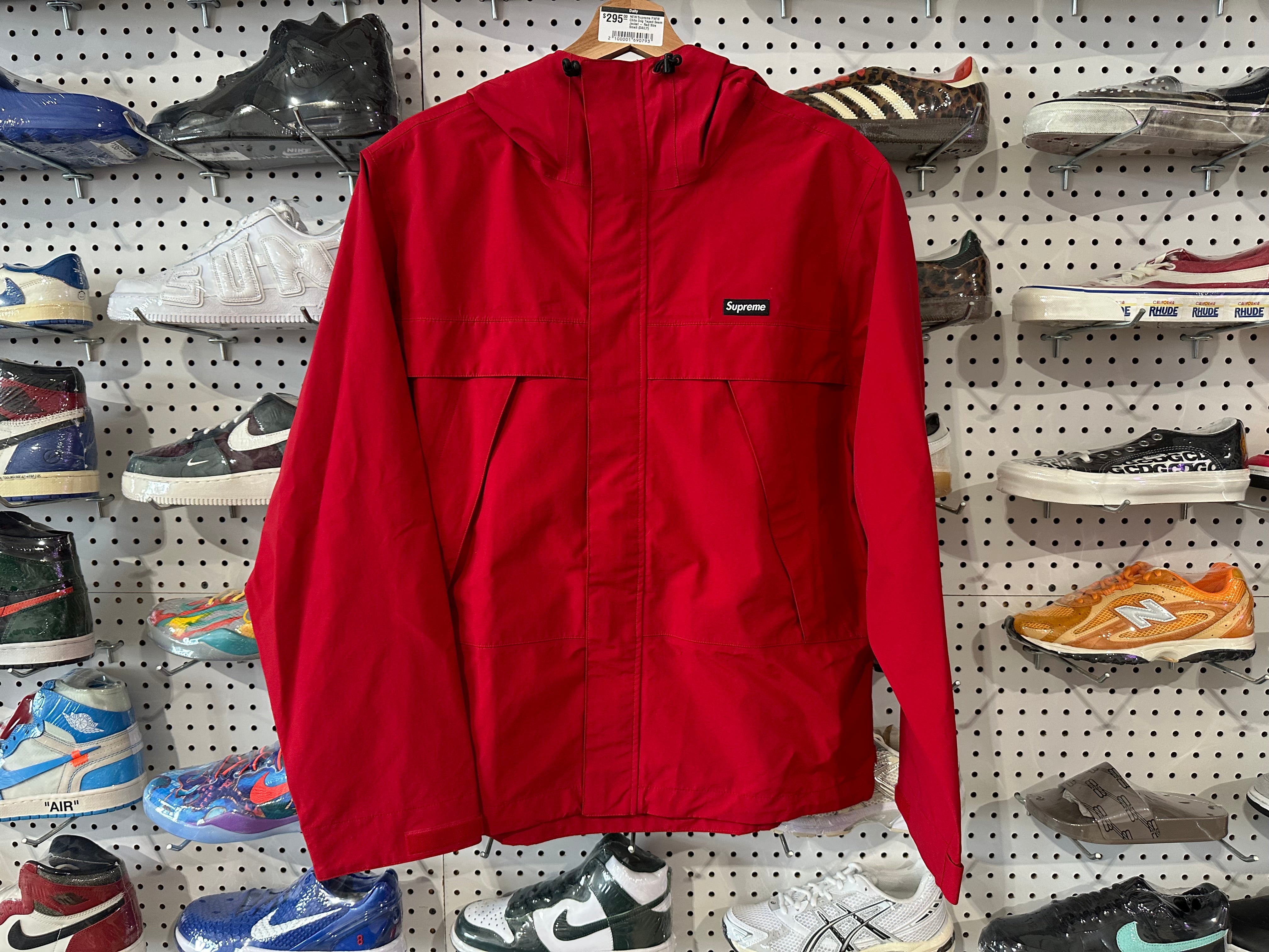 NEW Supreme FW18 Chito Dog Taped Seam Jacket - Red Size Small