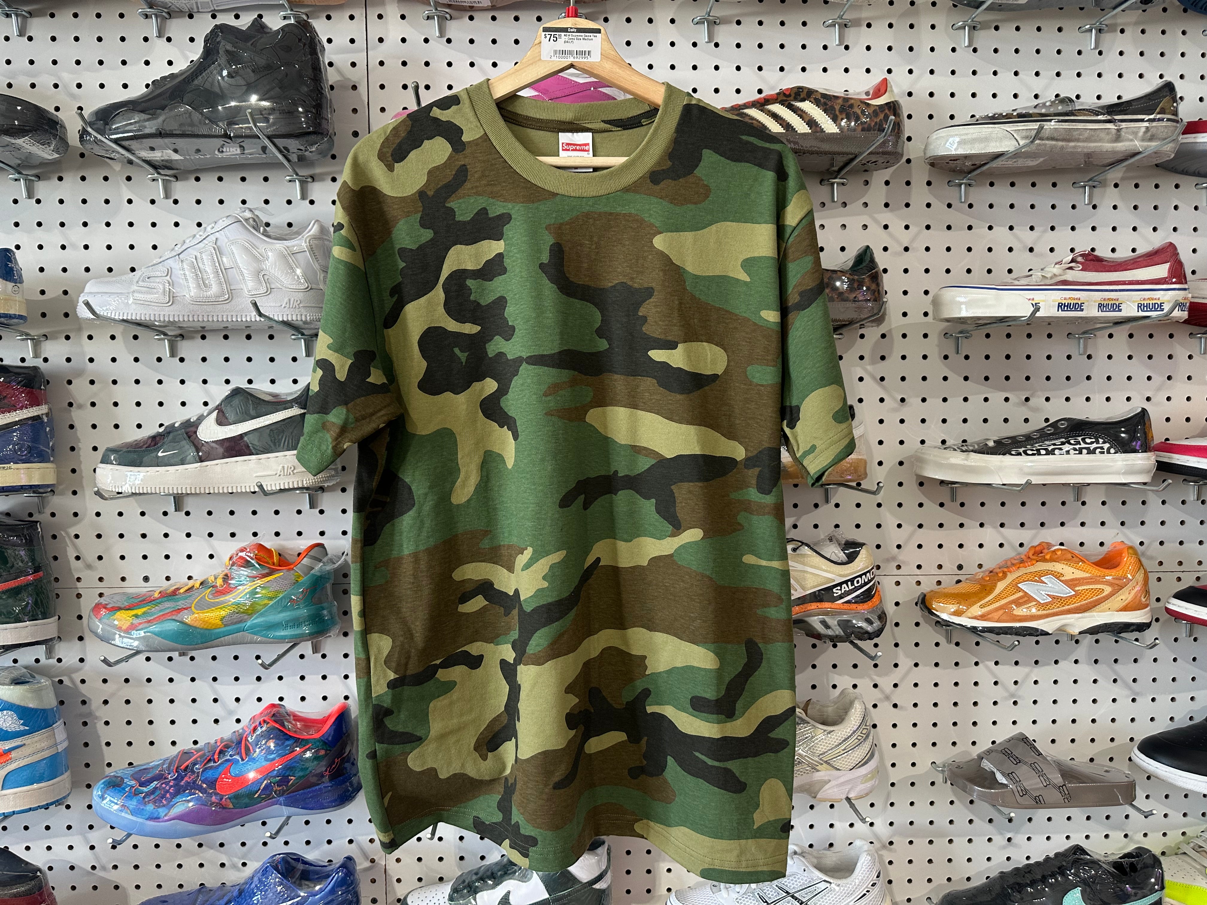 NEW Supreme Gems Tee - Camo Size Medium