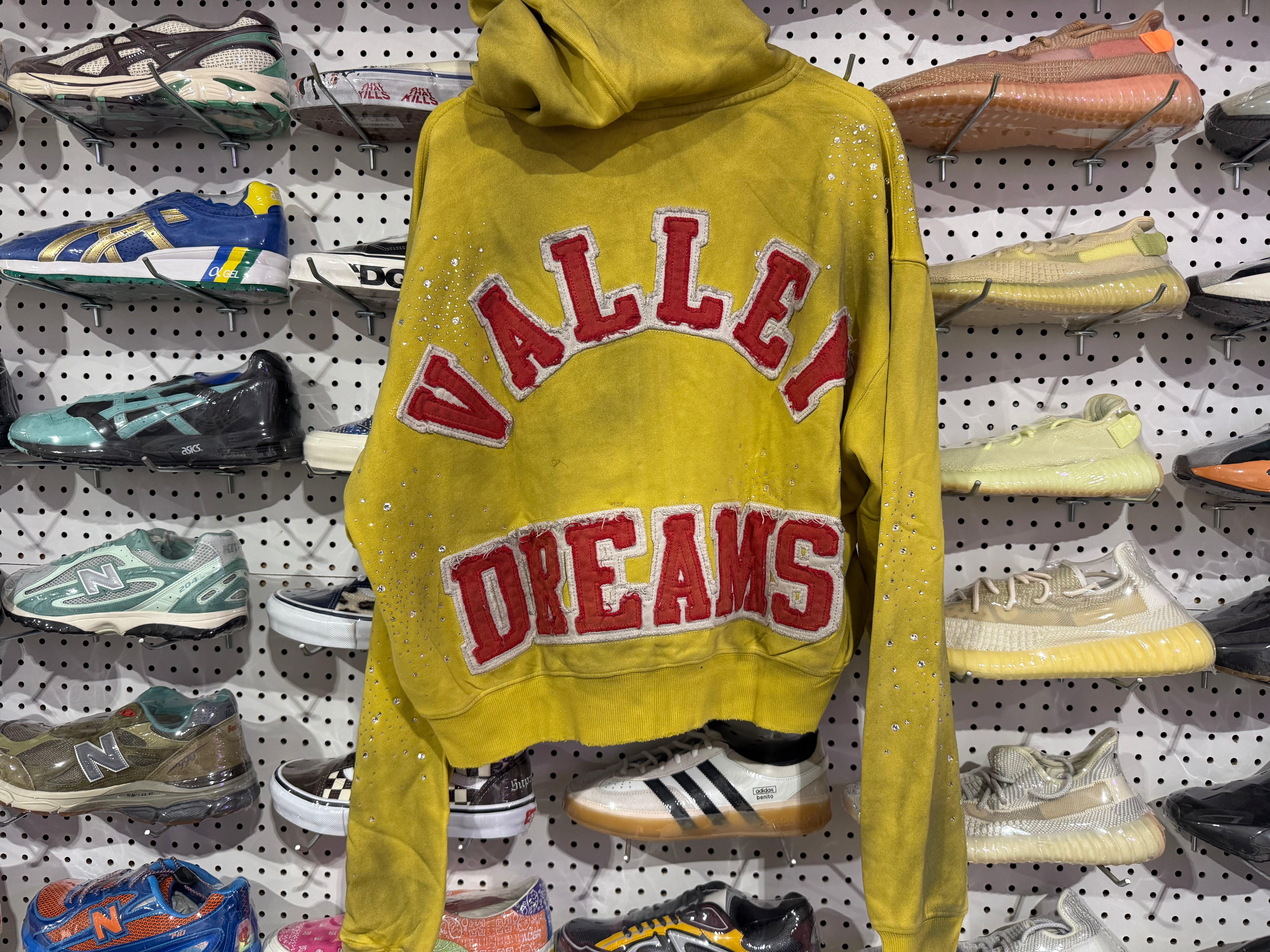 NEW VALE Sun Cluster Zip Up Hoodie - Yellow Size Large