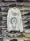 NEW Chrome Hearts Horseshoe Pullover Hoodie - White Size Large