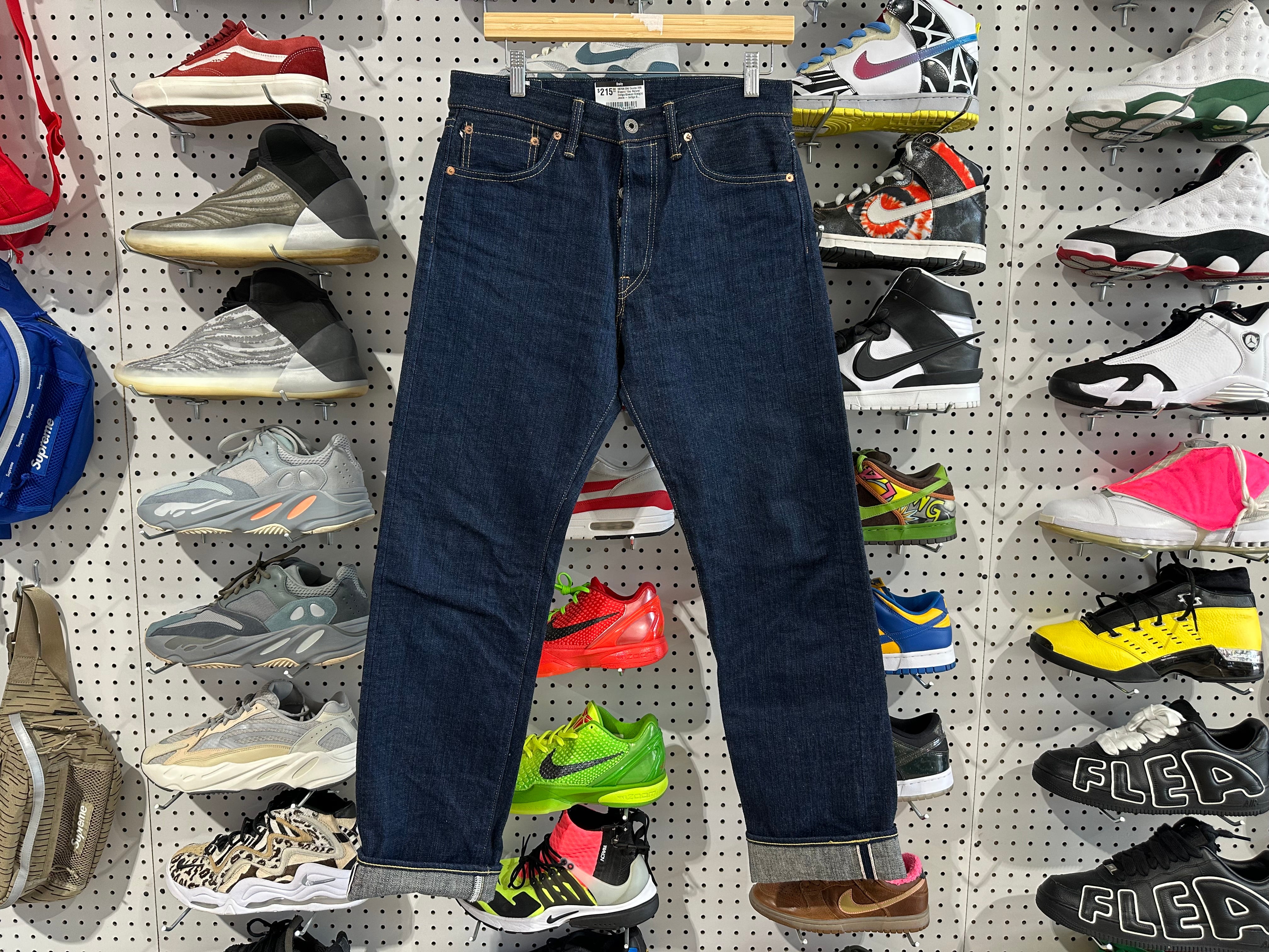 WORN ONI Denim 288 Kiwami 16oz Natural Indigo Kiwami Straight Jeans - Indigo Size 30