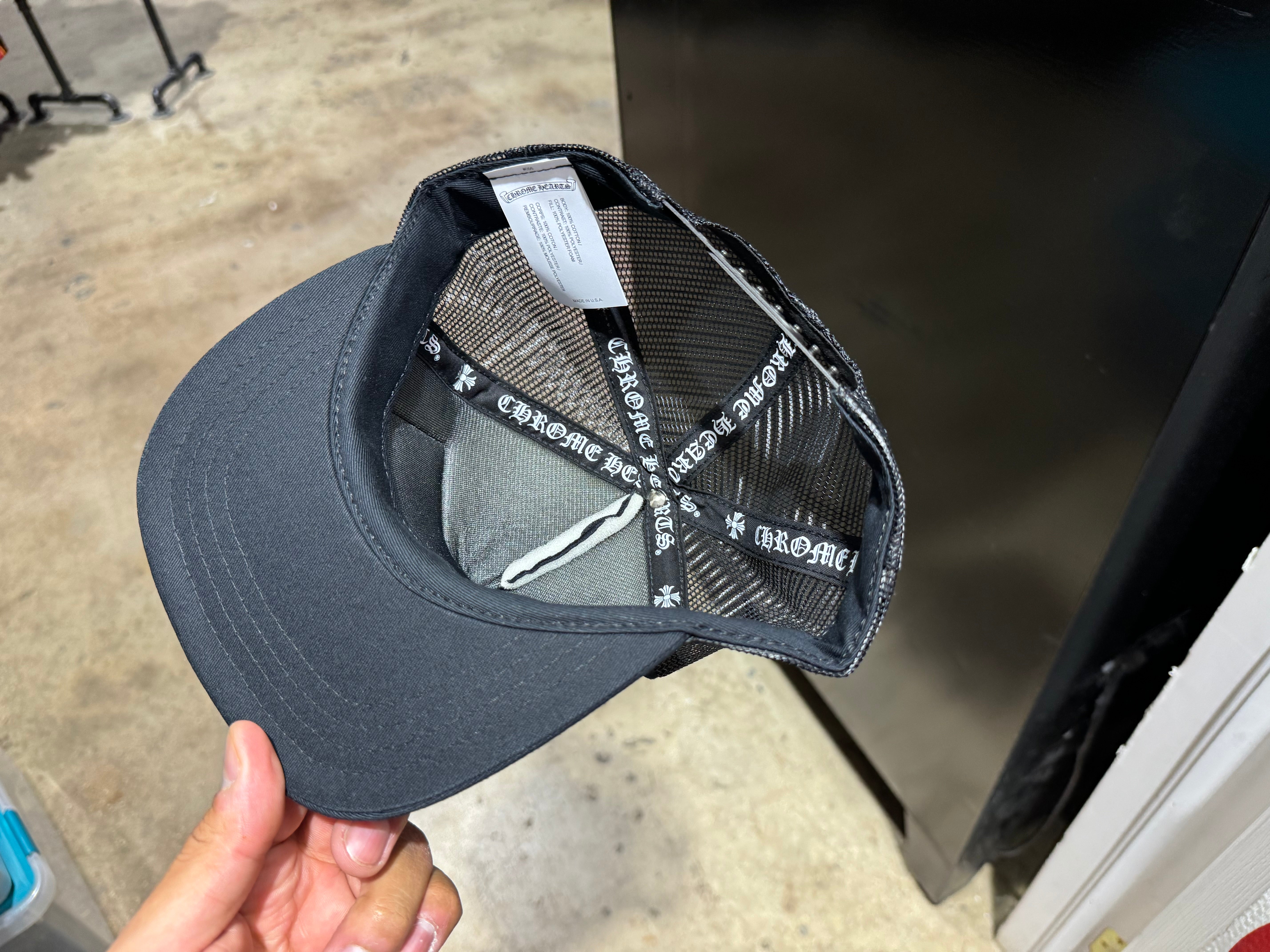 NEW Chrome Hearts Miami Trucker - Black