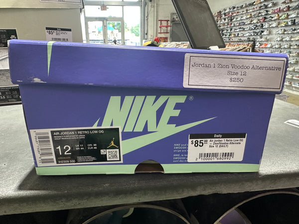 Air Jordan 1 Retro Low OG - Zion/Voodoo Alternate Size 12