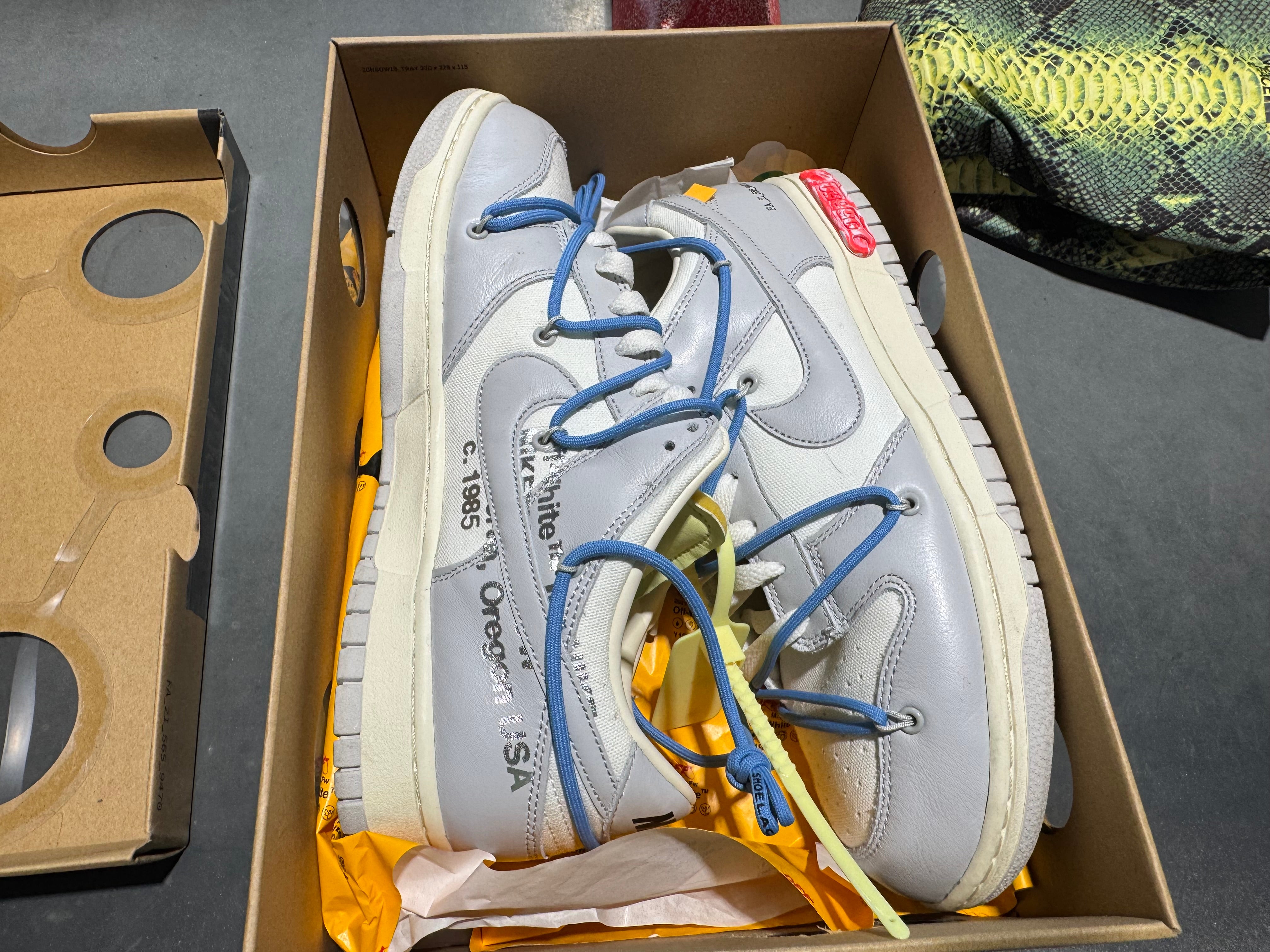 Nike Dunk Low Off White - Lot 5 Size 10.5