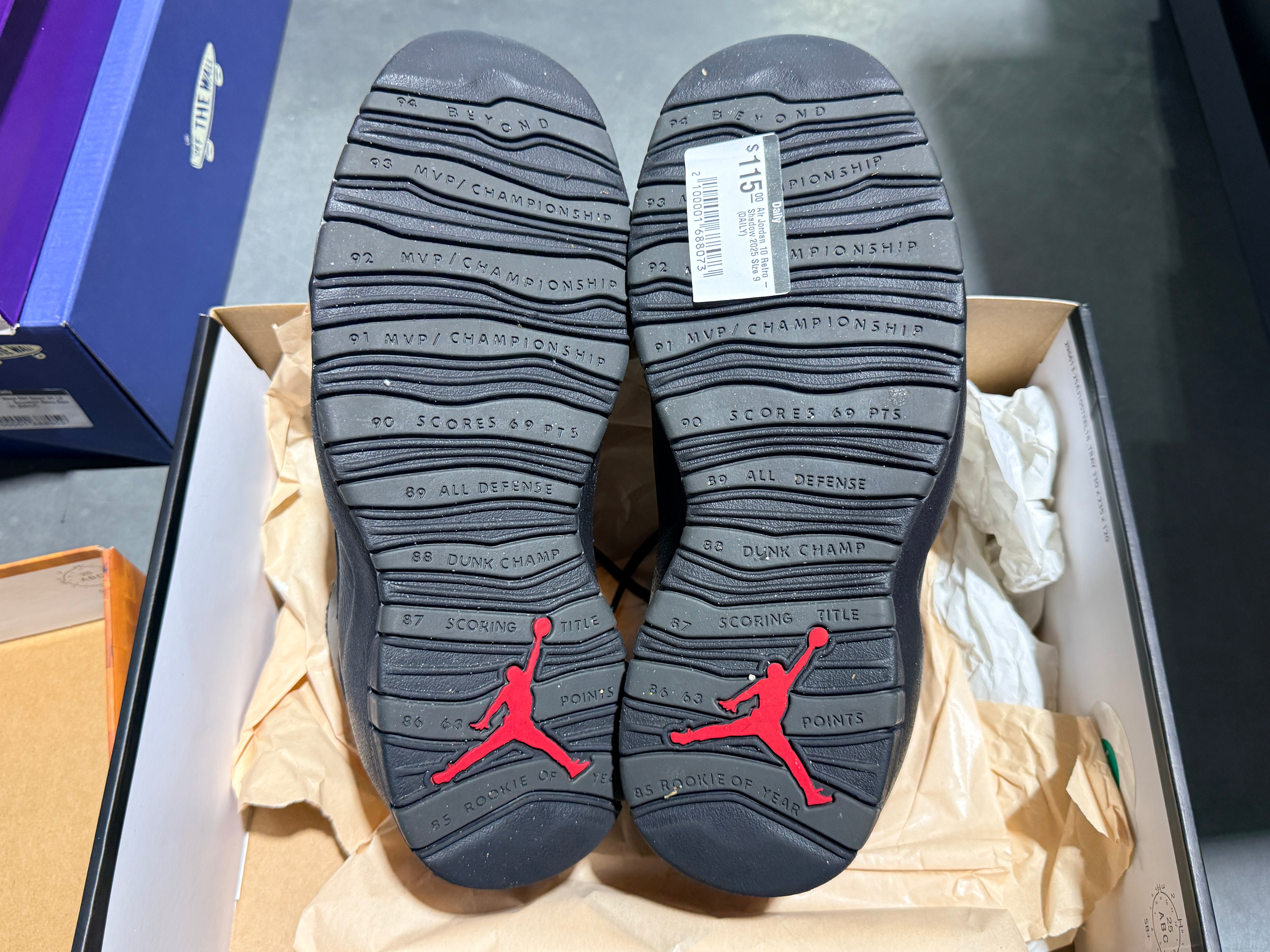 Air Jordan 10 Retro - Shadow 2025 Size 9