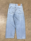 2000s Hysteric Glamour Kinky Jeans Cartoon Grapic Wide Leg - Blue Size 27