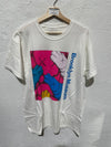 NEW KAWS Brooklyn Museum URGE T-shirt - White/Magenta