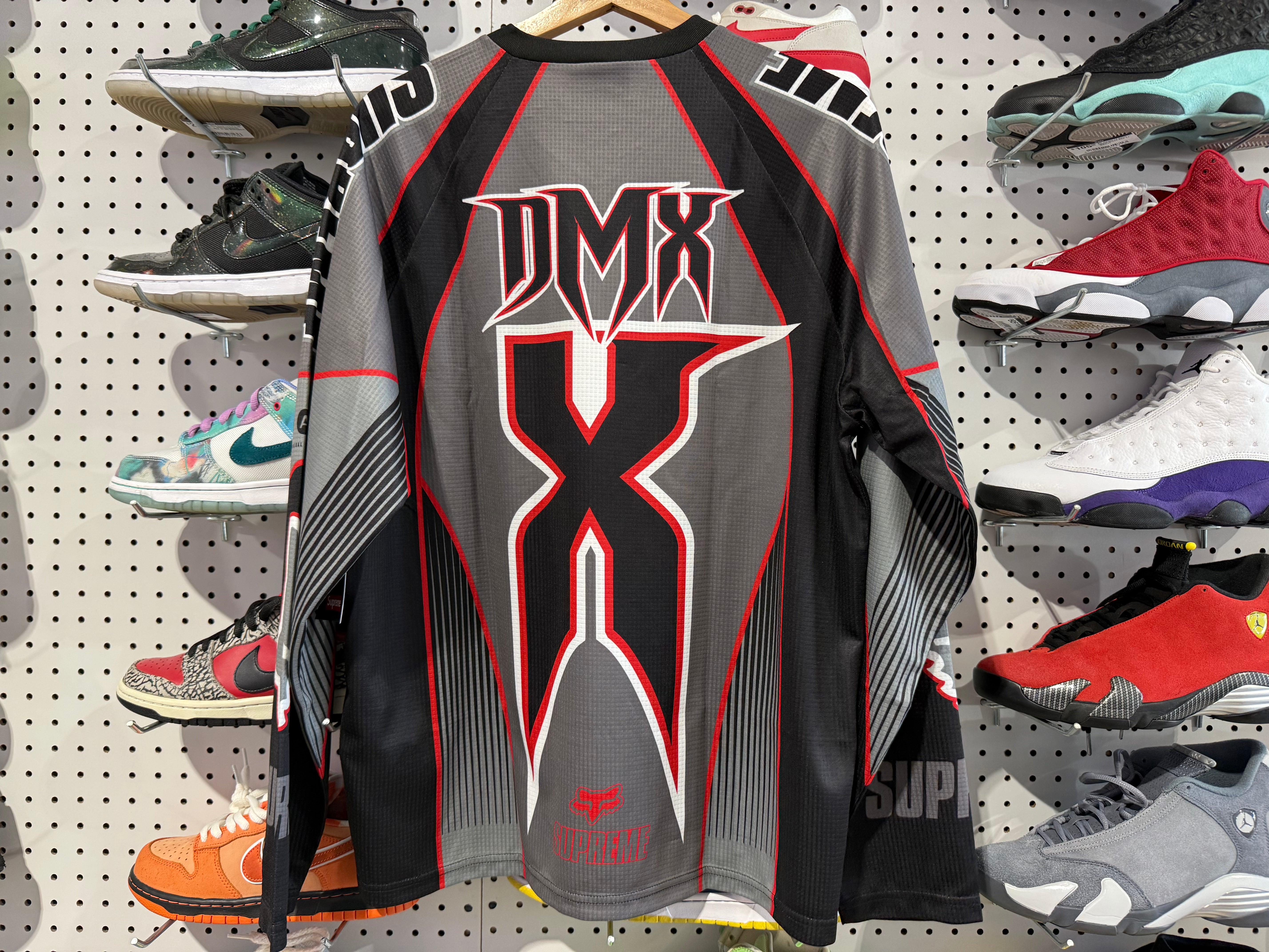 NEW Supreme FW25 Fox Racing DMX Jersey - Black Size XL