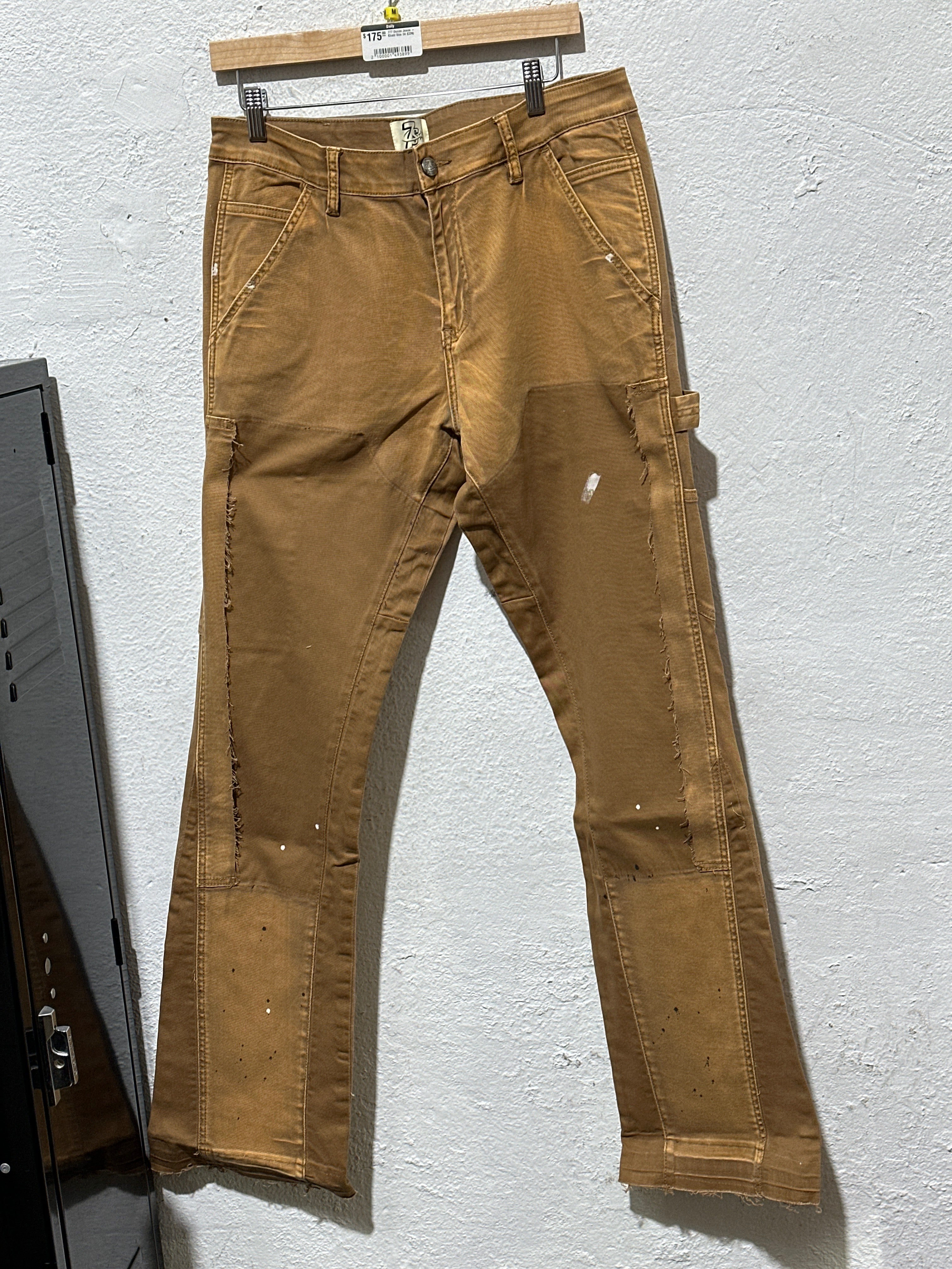 777 Denim Jeans - Khaki