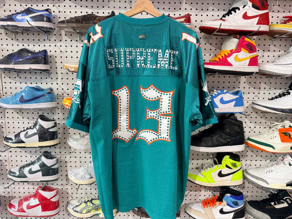 NEW Supreme b.b. Simon Football Jersey - Teal Size XL