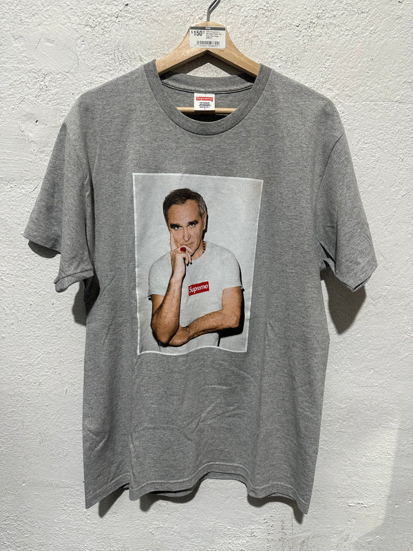 USED Supreme x Morrisey Photo Tee - Grey Size Large