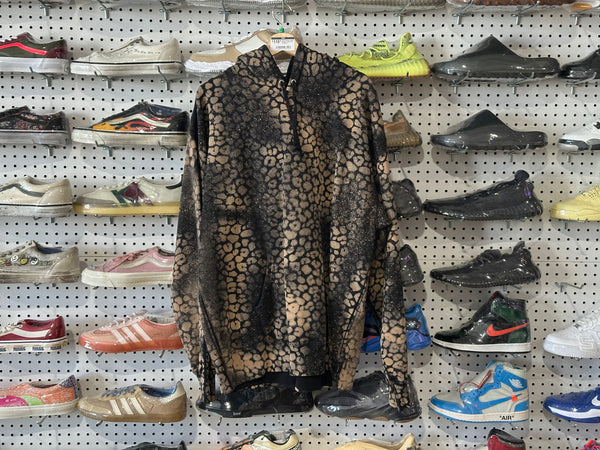 NEW Supreme Leopard Hoodie - Black Size XL