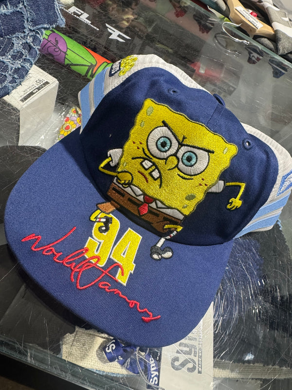 NEW Supreme x Spongebob Racing Hat - Navy