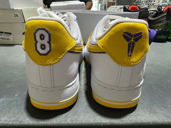 Nike Air Force 1 Low Retro QS KB - Kobe Bryant/White Size 8.5