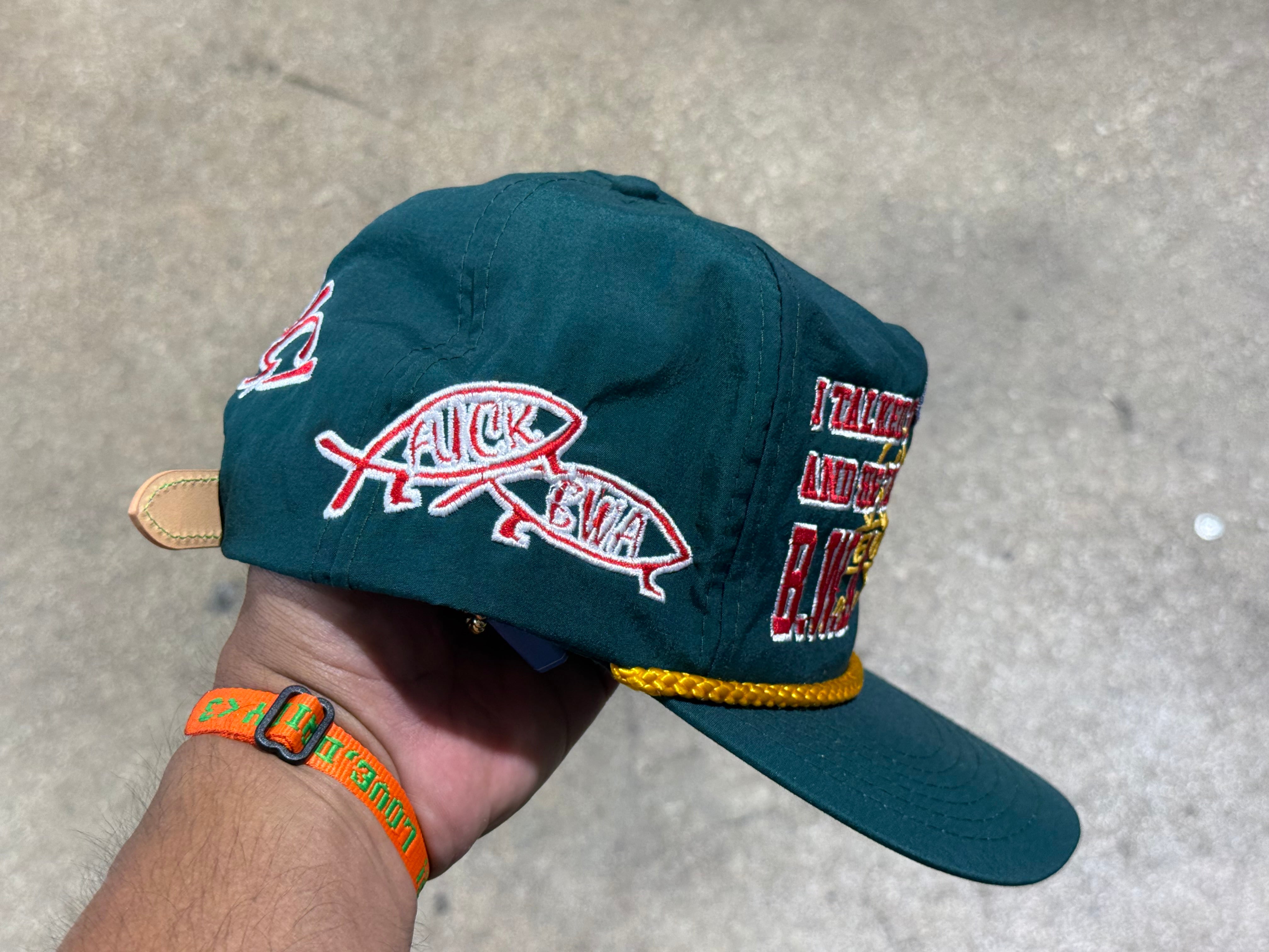 NEW Better With Age Fuck Nylon Hat - Green