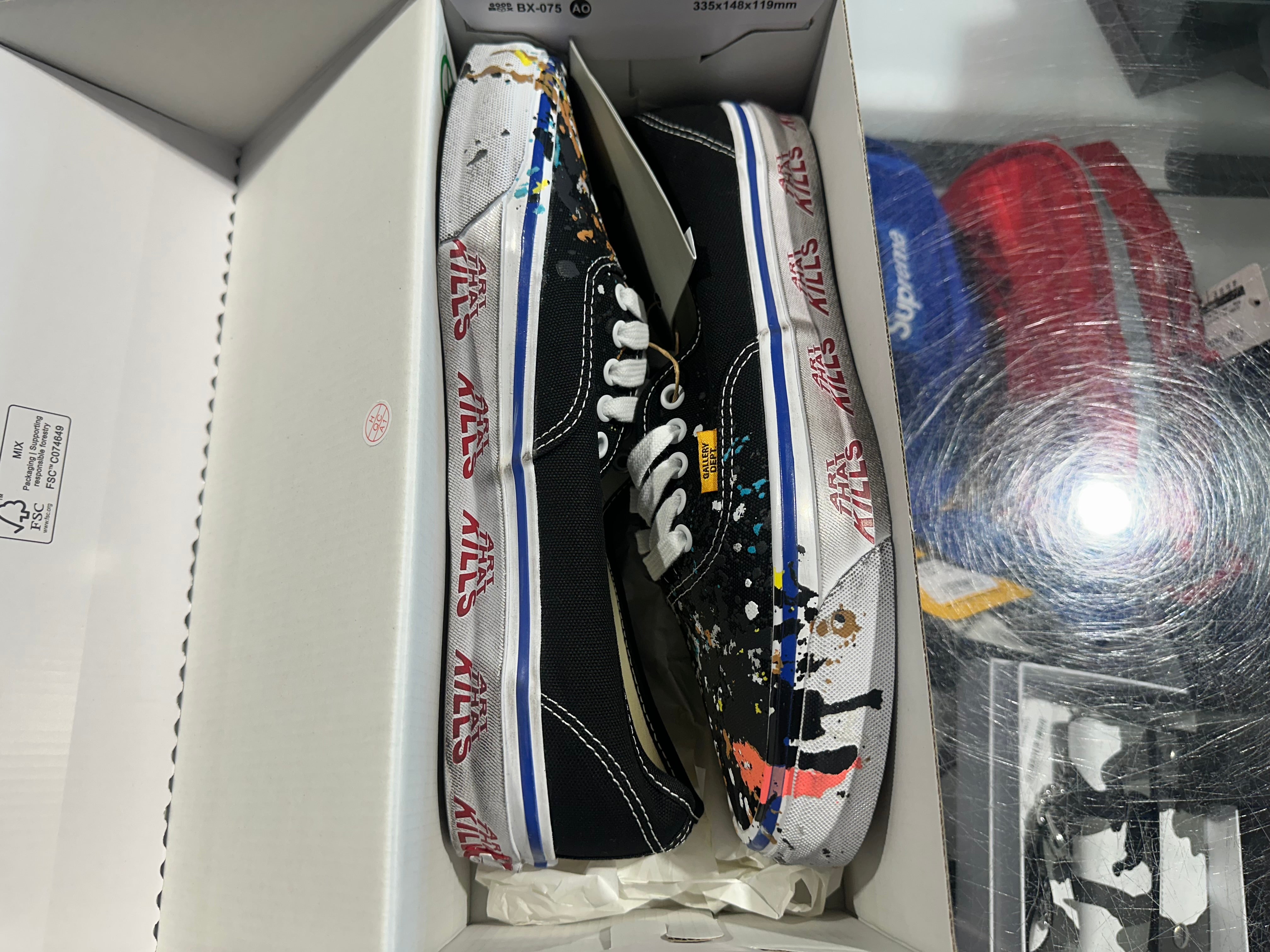 Vans Authentic Reissue 44 Gallery Dept. Art That Kills Black Size 11