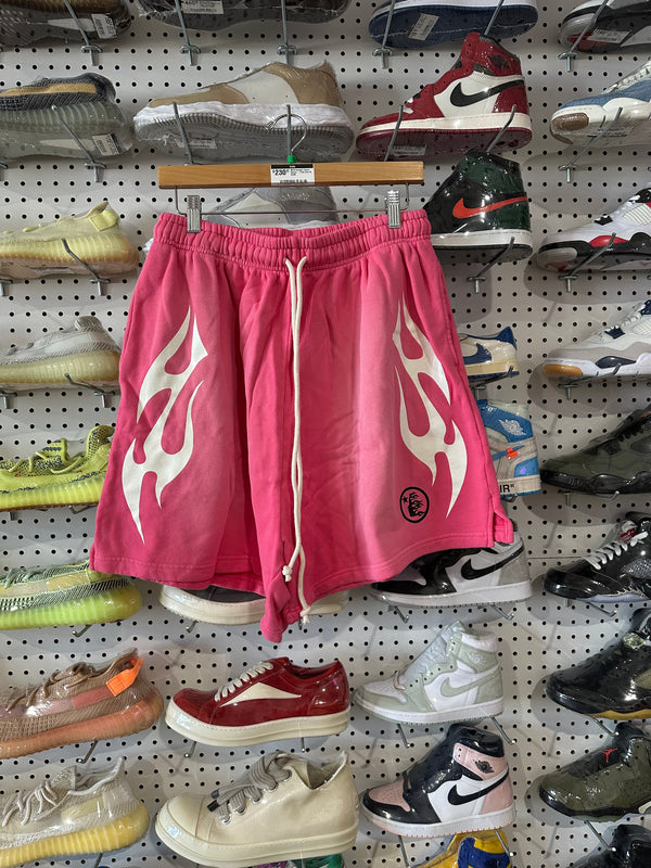 NEW Hellstar Flame Shorts - Pink Size XL