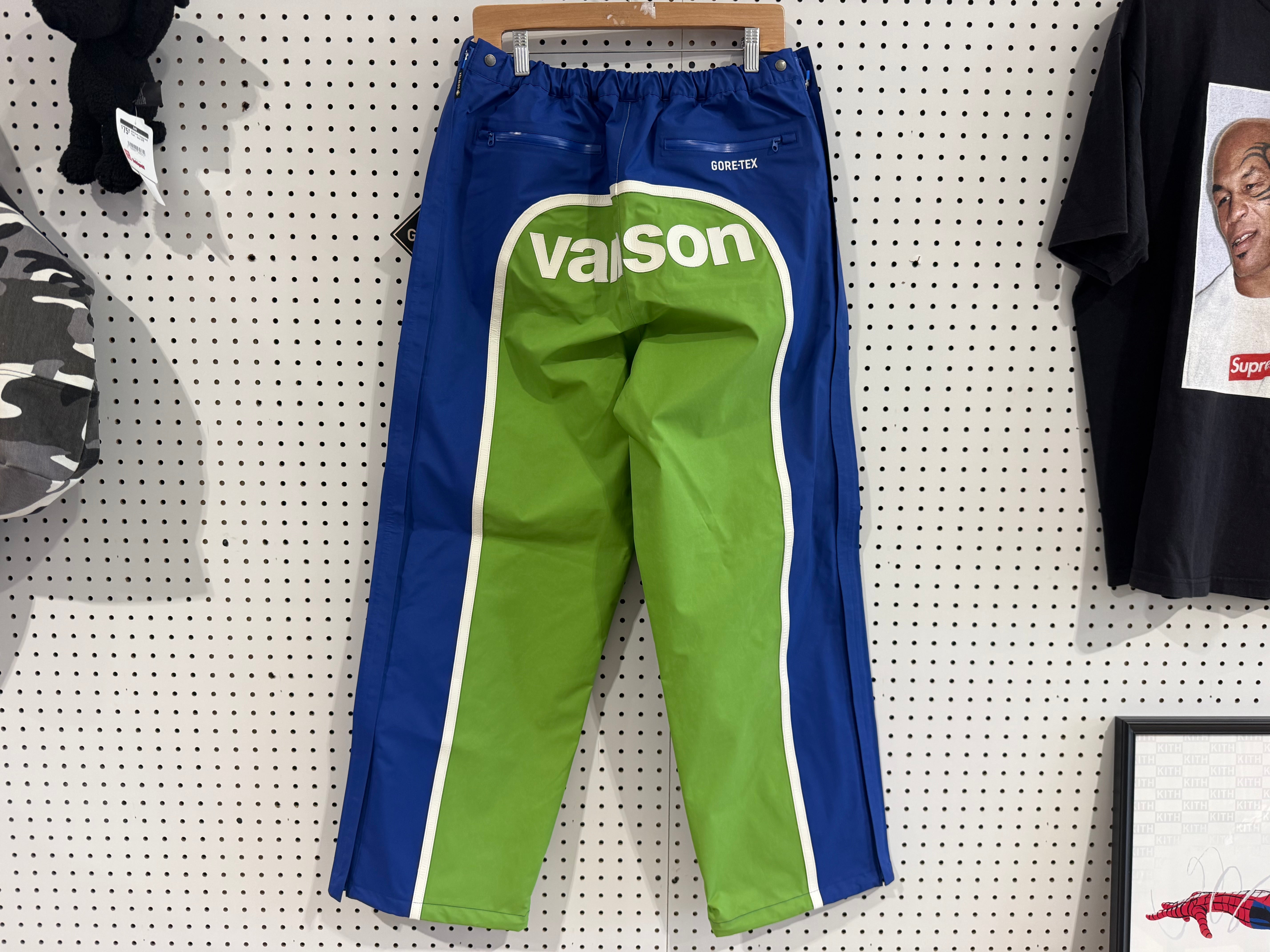 NEW Supreme x Vanson Leathers Gore Tex Pant - Blue Size Large